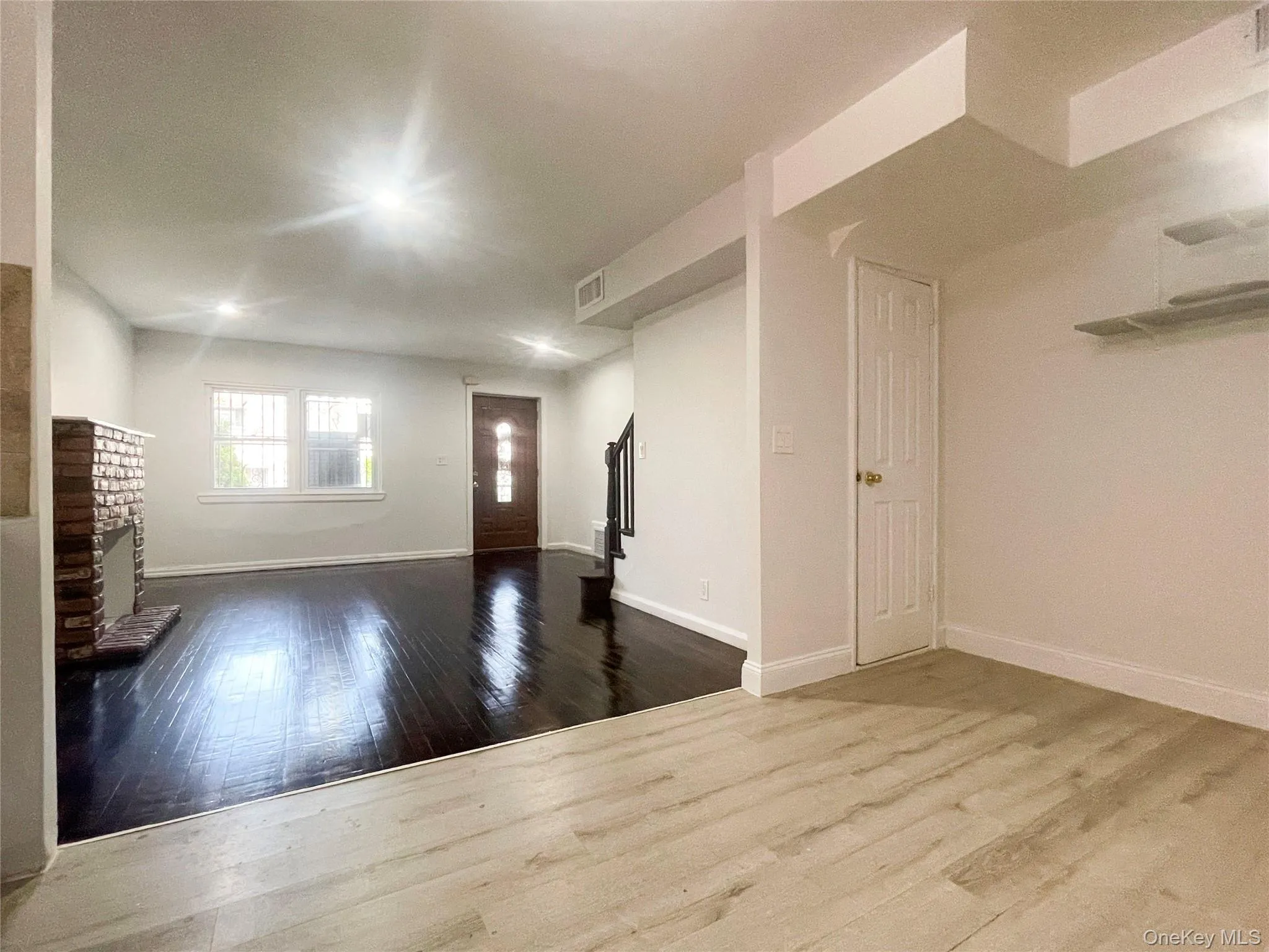 Dining area adjacent to living room to form an open concept Dining area adjacent to living room to form an open concept