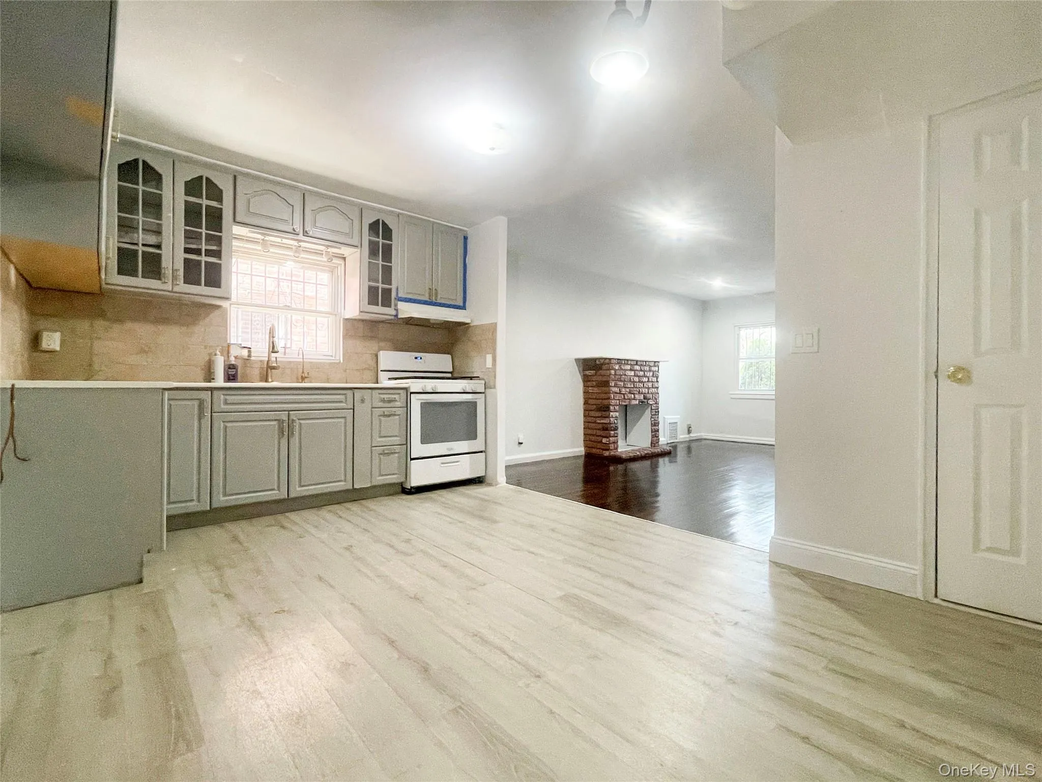 Dining area adjacent to living room to form an open concept Dining area adjacent to living room to form an open concept