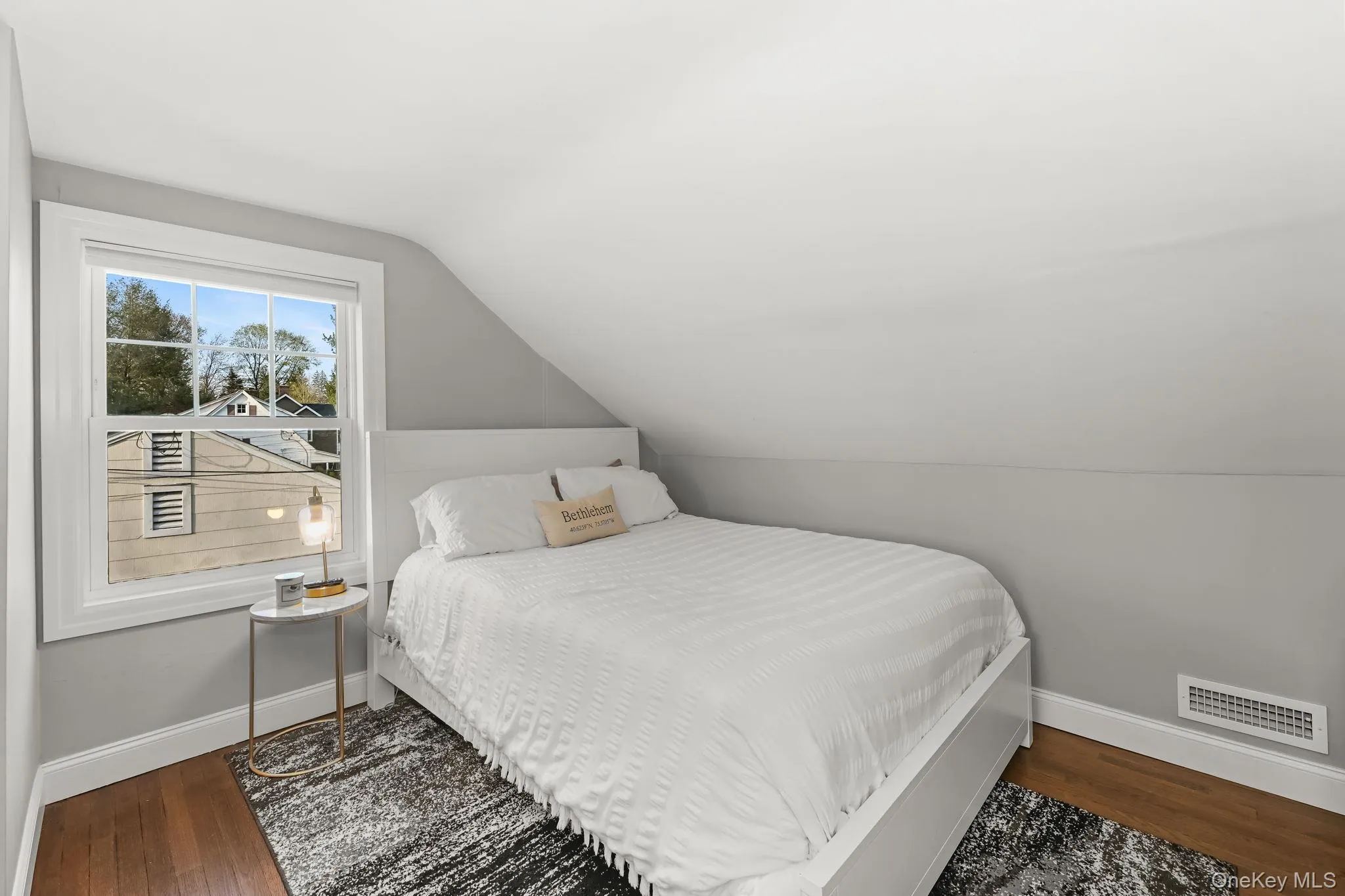 The thoughtful bedroom layout creates a natural separation of space, easily accommodating both a comfortable sleeping area and a dedicated desk or workspace—perfect for balancing rest and productivity. The thoughtful bedroom layout creates a natural separation of space, easily accommodating both a comfortable sleeping area and a dedicated desk or workspace—perfect for balancing rest and productivity.