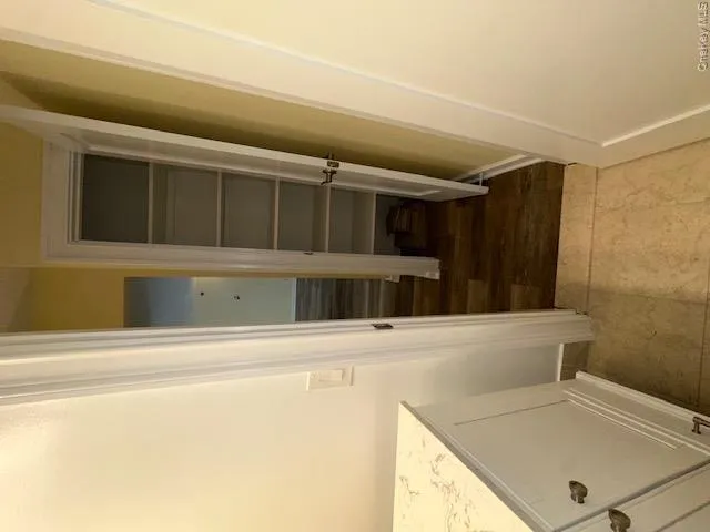 Hallway with baseboards Hallway with baseboards