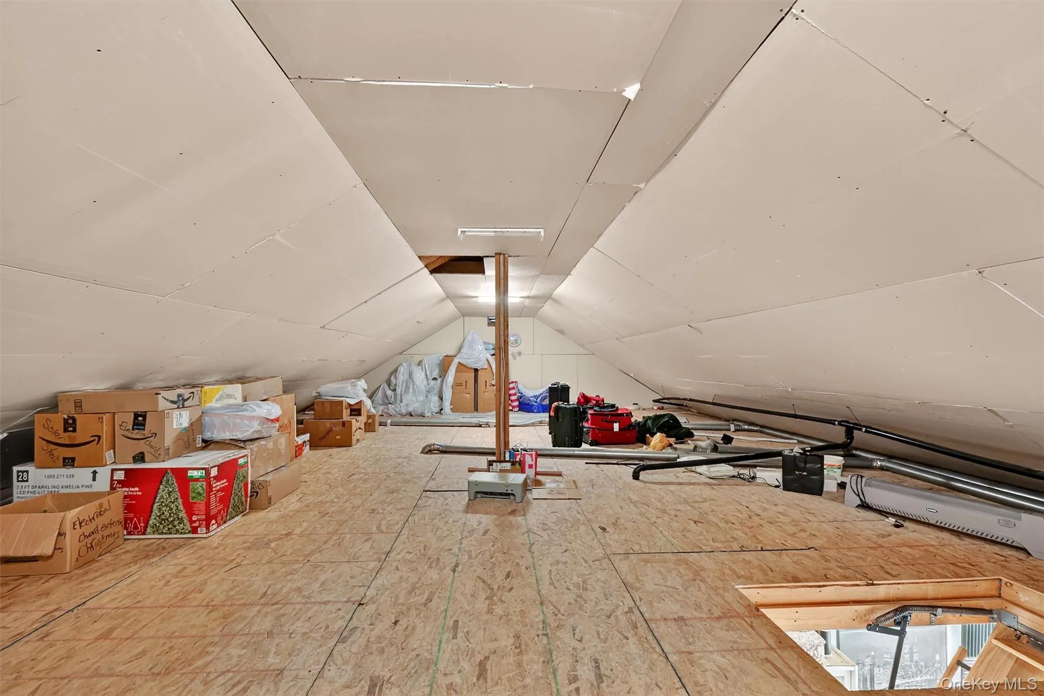 View of unfinished attic View of unfinished attic