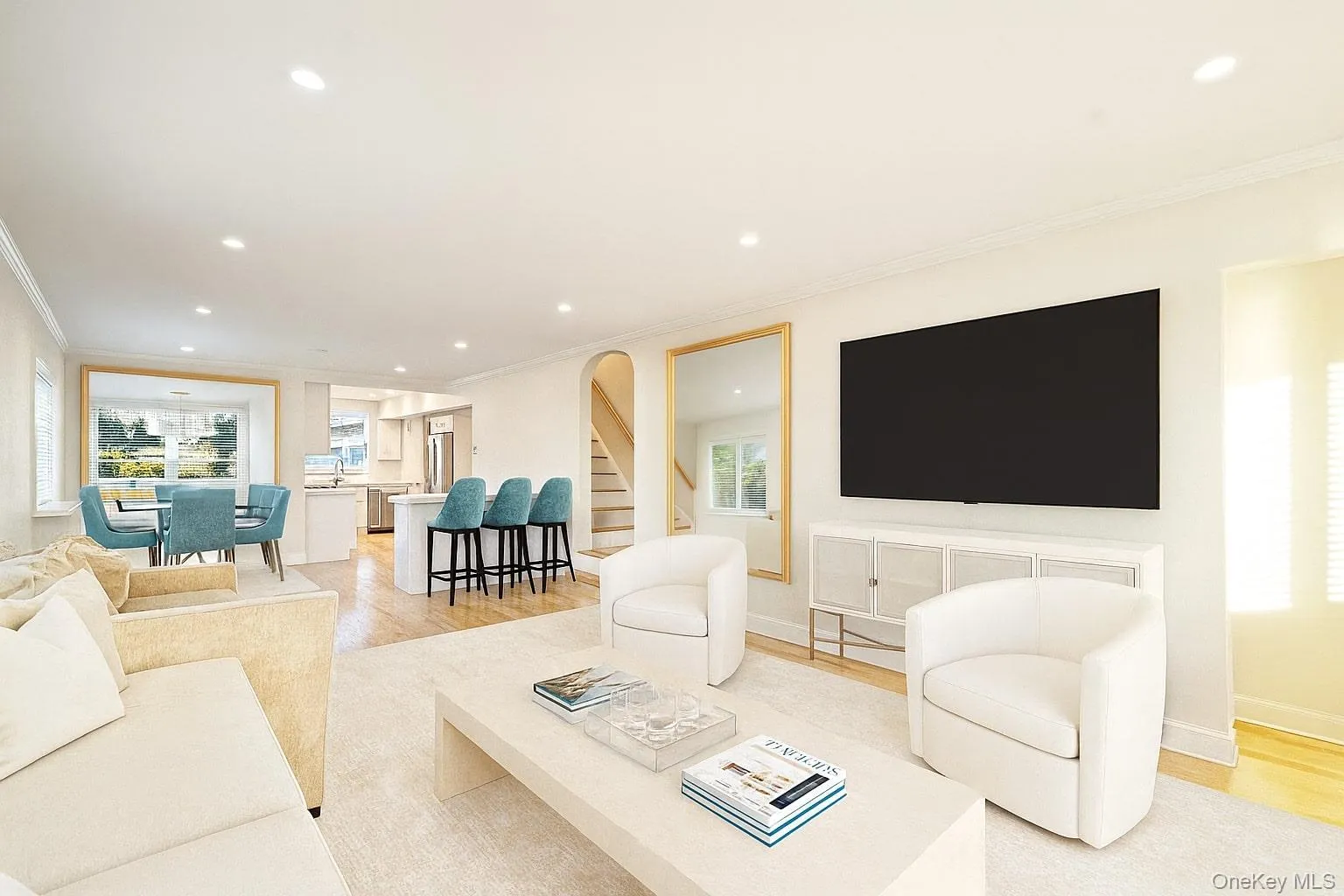 Living Room Virtually Staged Living Room Virtually Staged