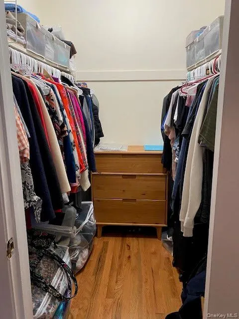 Spacious walk in closet Spacious walk in closet