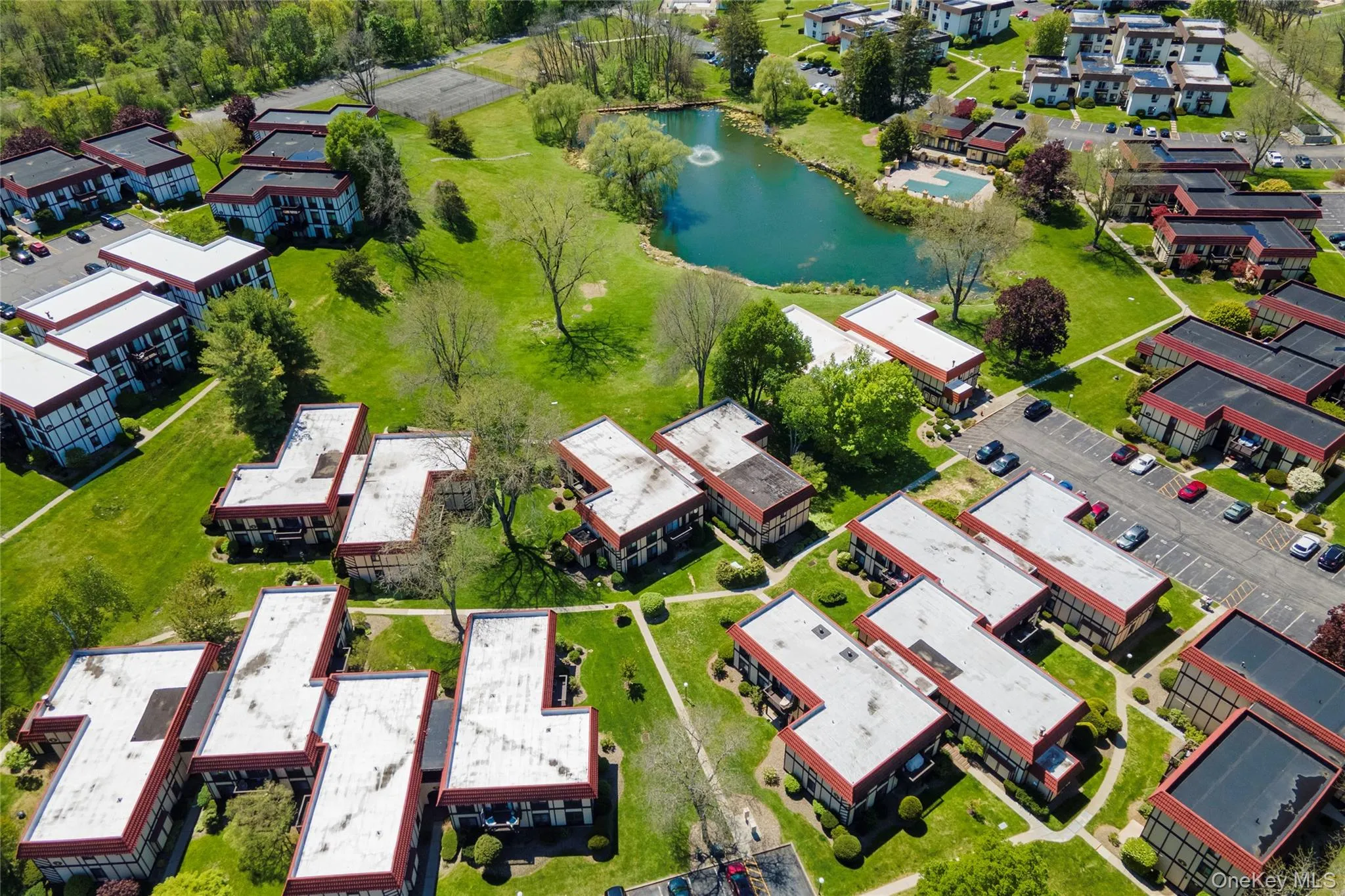 Aerial view of complex Aerial view of complex