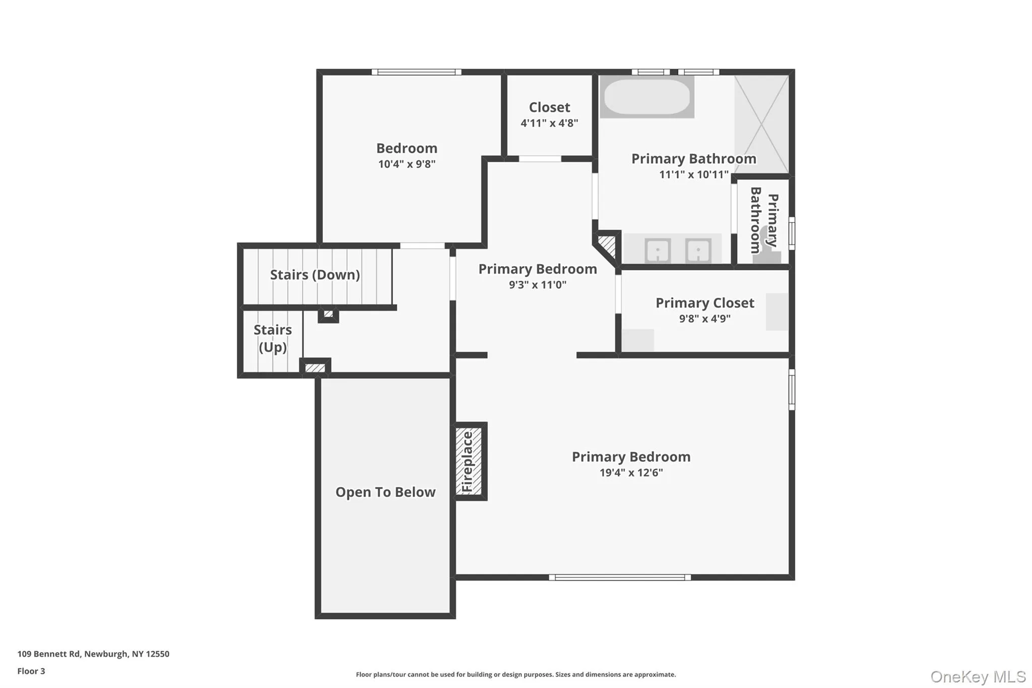 3rd Floor: Primary Bedroom with En-suite Bathroom, His and Hers Closet. Addtional Bedroom-4 3rd Floor: Primary Bedroom with En-suite Bathroom, His and Hers Closet. Addtional Bedroom-4