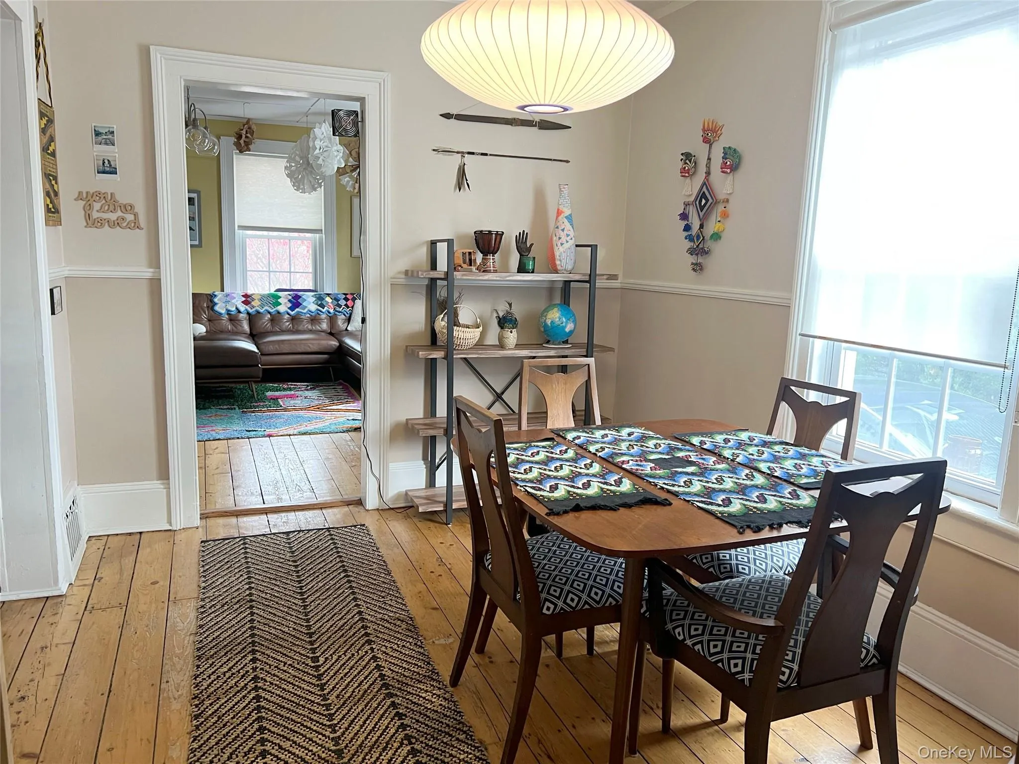 Dining area featuring light wood-style flooring Dining area featuring light wood-style flooring
