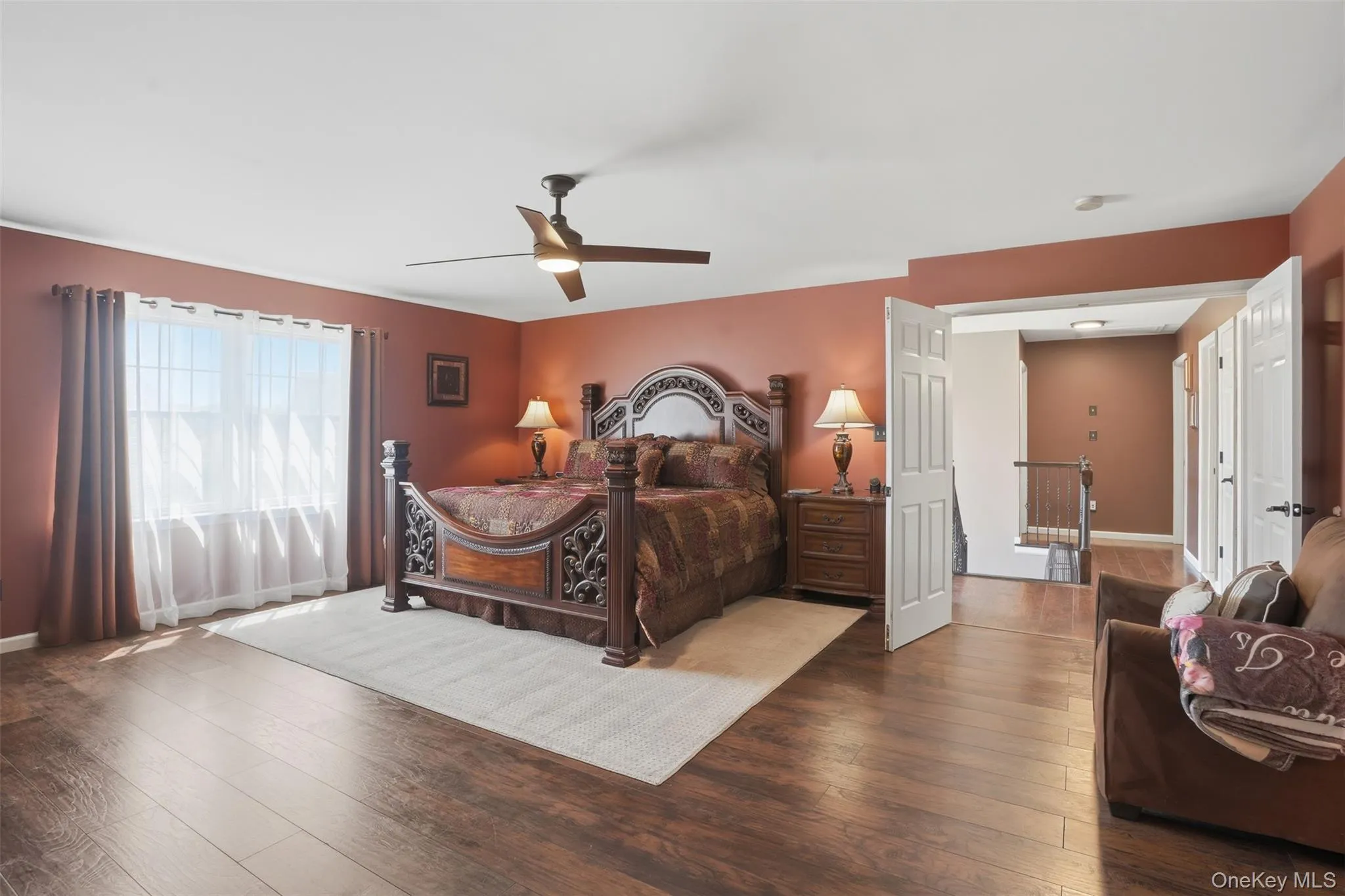 Primary bedroom featuring french doors Primary bedroom featuring french doors