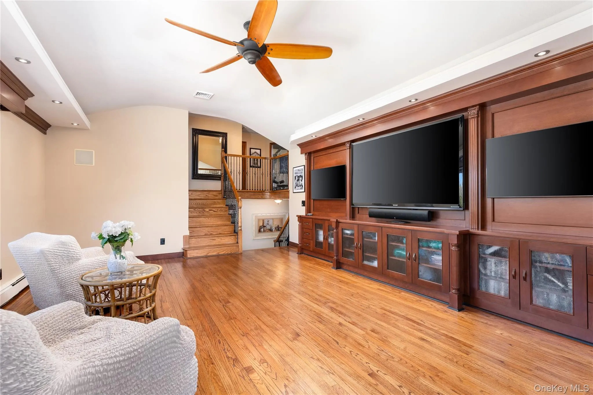 Custom built-ins for Media, room darkening shades Custom built-ins for Media, room darkening shades