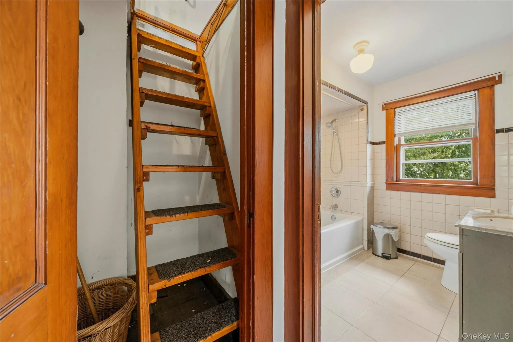 Stairs to attic Stairs to attic