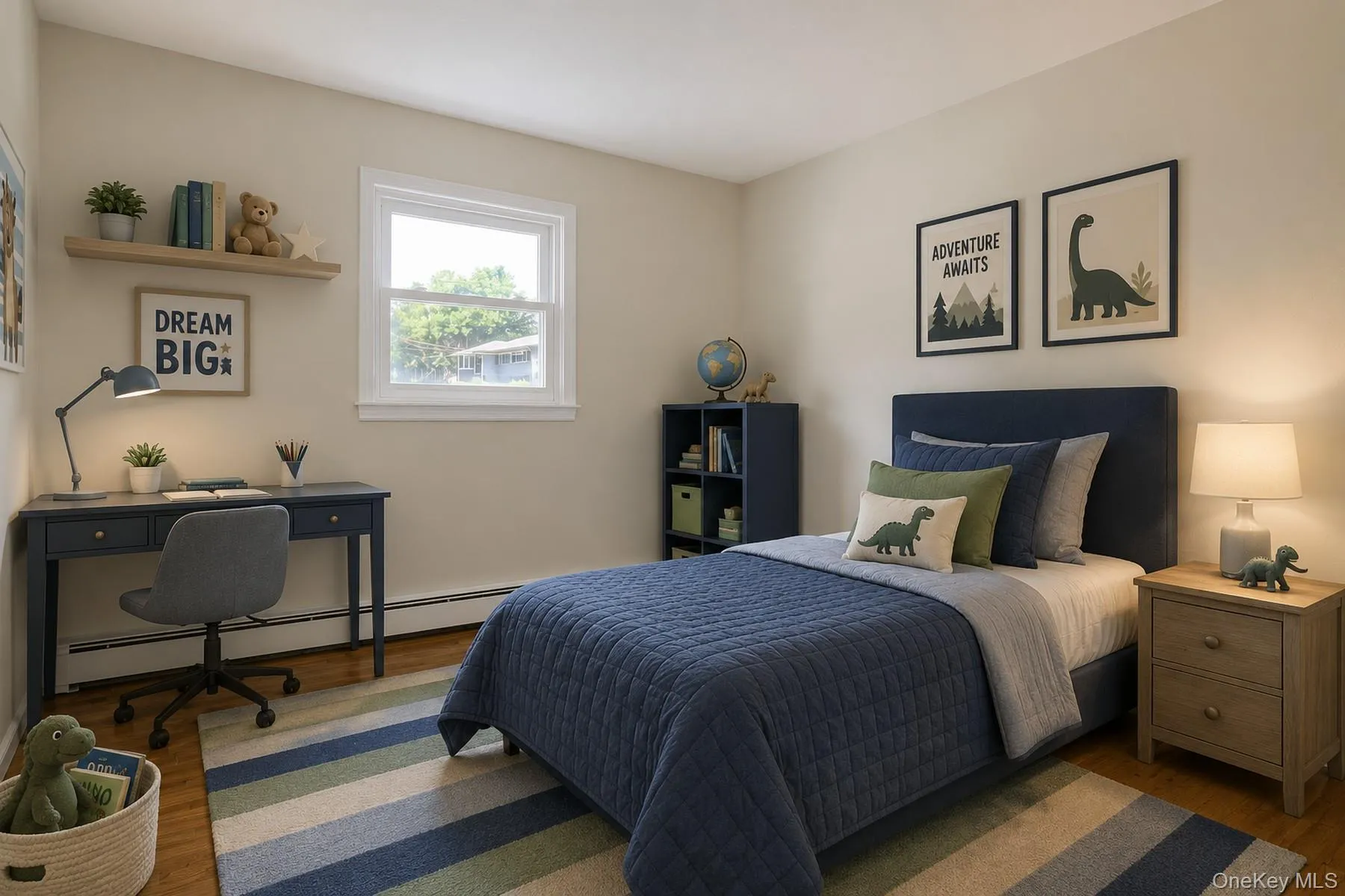 Virtually staged third bedroom Virtually staged third bedroom