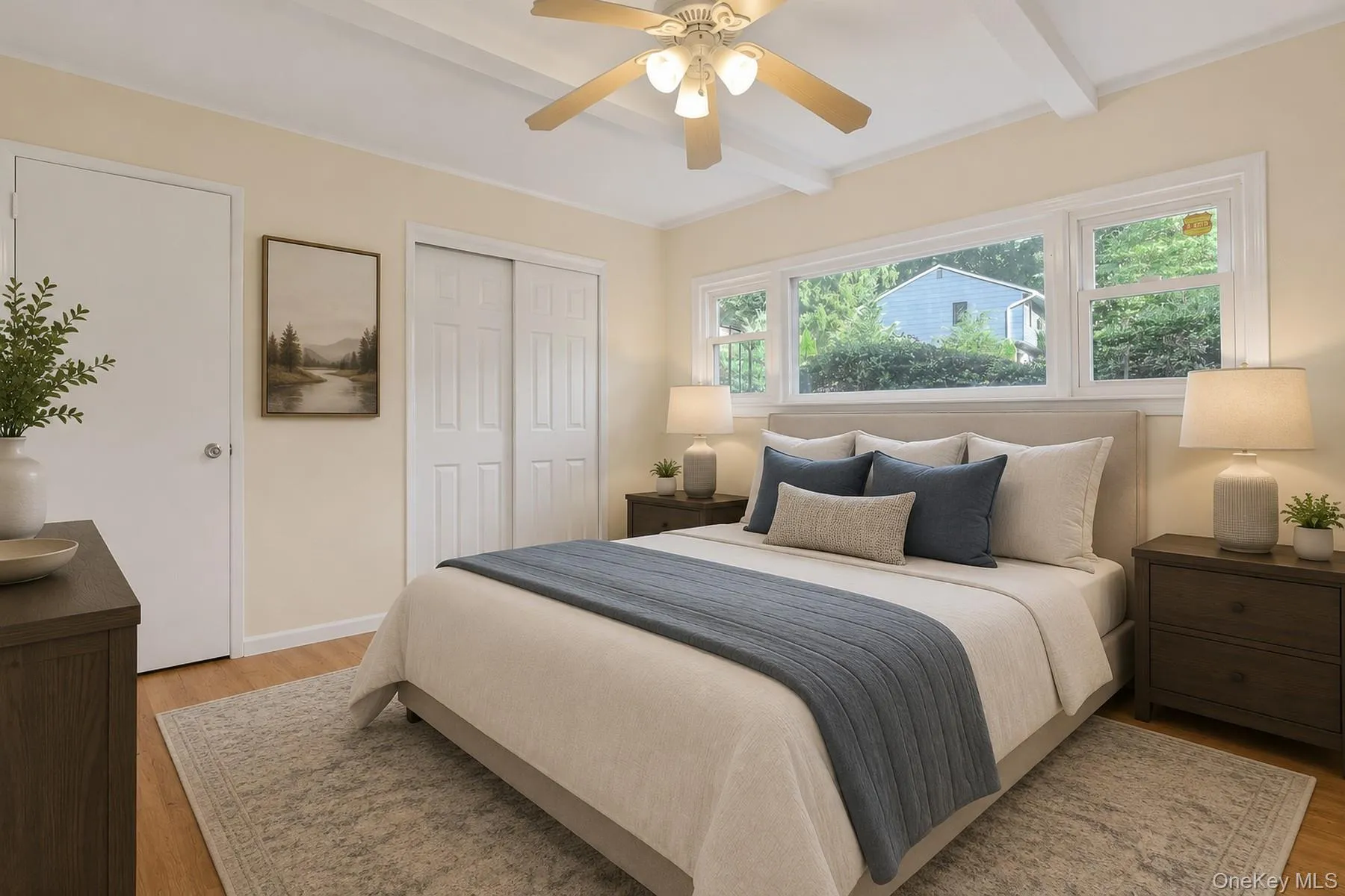 Virtually staged lower level fourth bedroom Virtually staged lower level fourth bedroom