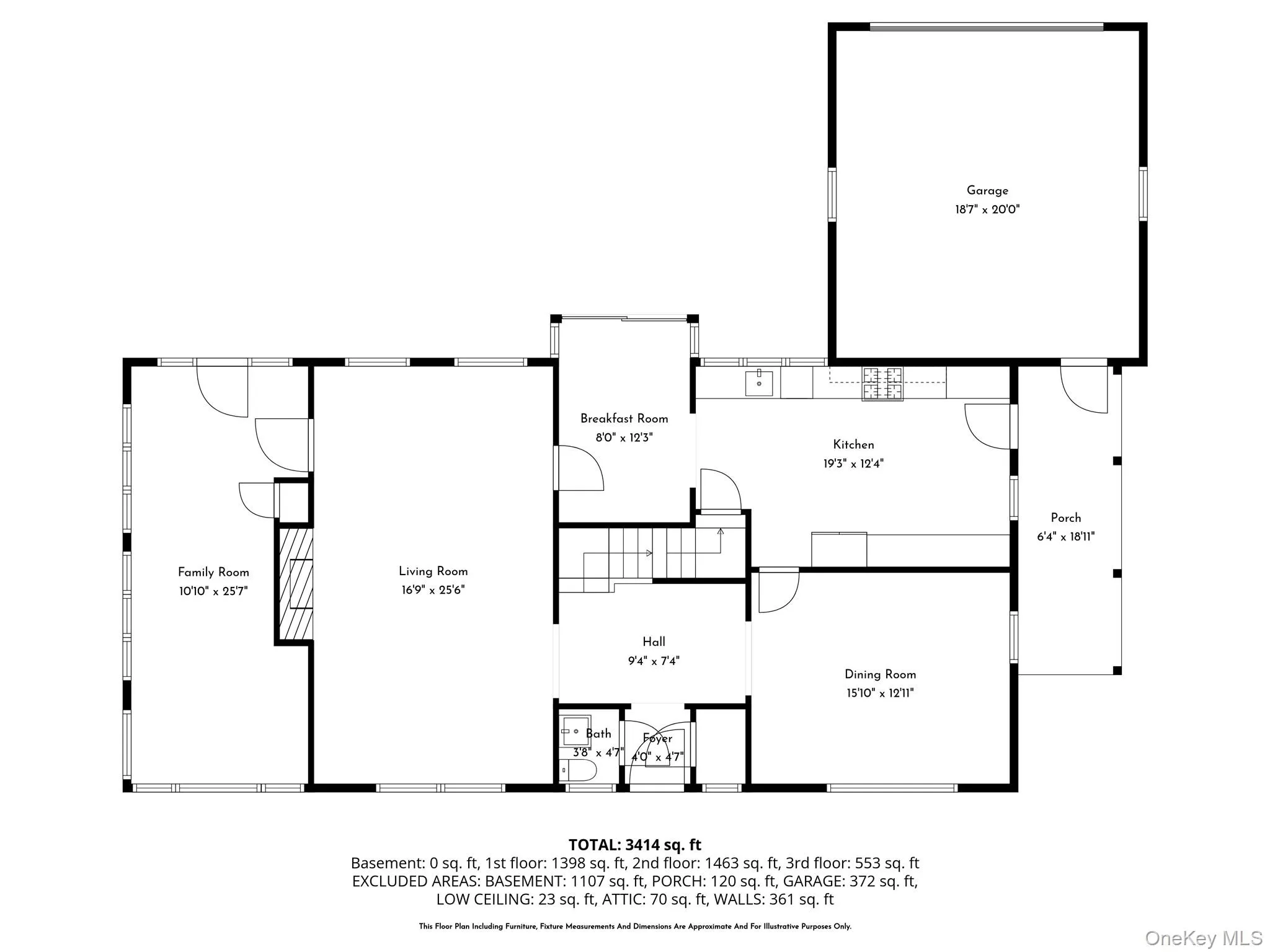 Main level floor plan Main level floor plan