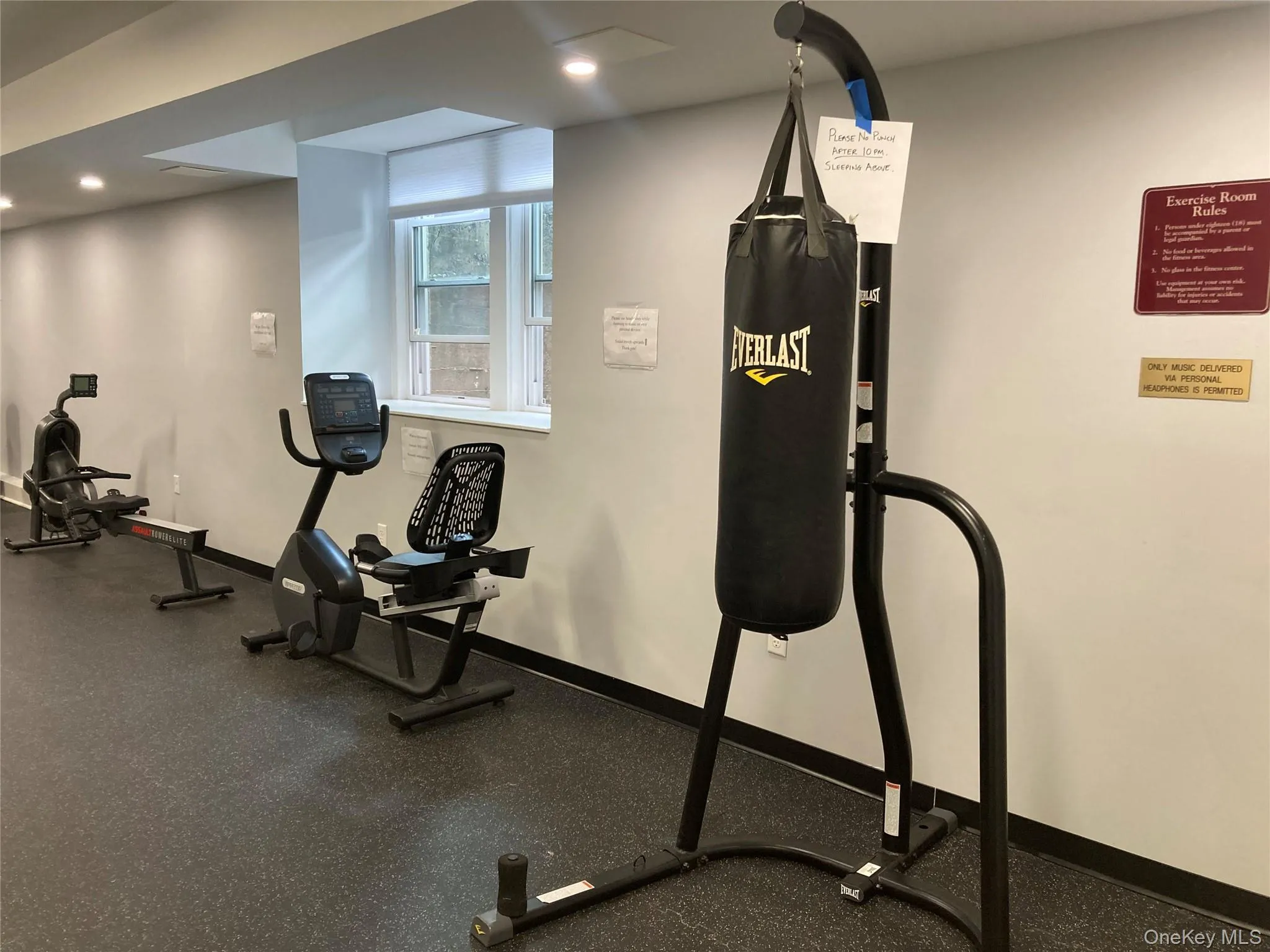 Calling serious gym-ers, with this fitness center on the lower level open 5am to 10pm daily Calling serious gym-ers, with this fitness center on the lower level open 5am to 10pm daily