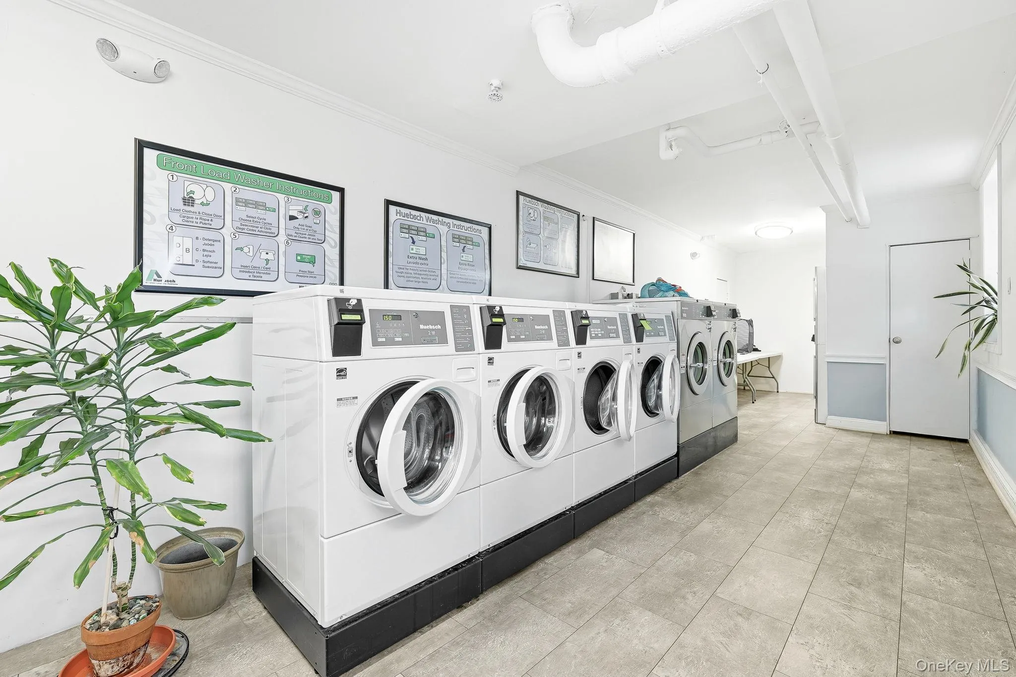 A large laundry room in the lower level has hours of operation daily, the full 24 hrs, and is impeccably maintained A large laundry room in the lower level has hours of operation daily, the full 24 hrs, and is impeccably maintained