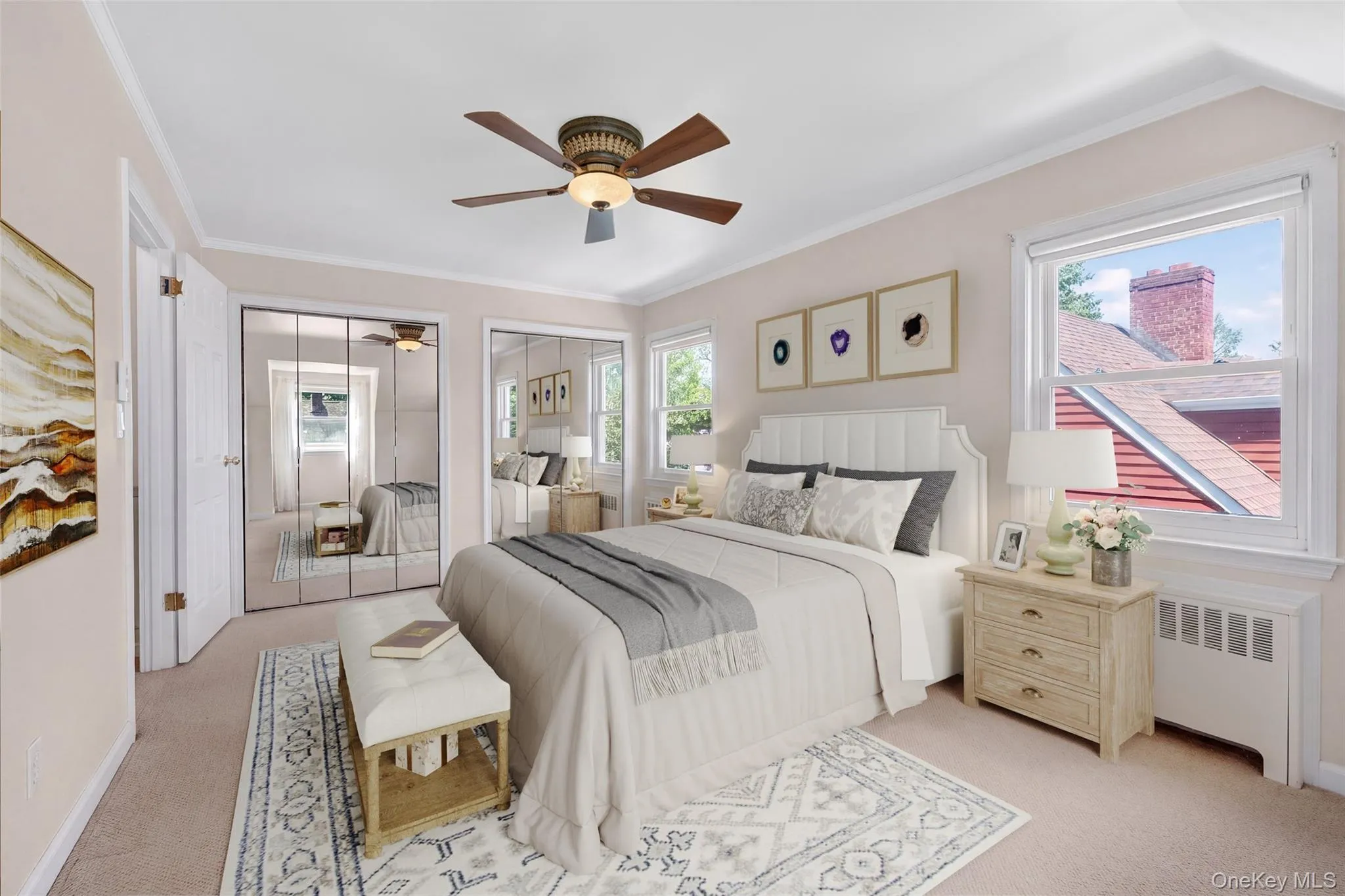 Primary Bedroom Virtually Staged Primary Bedroom Virtually Staged