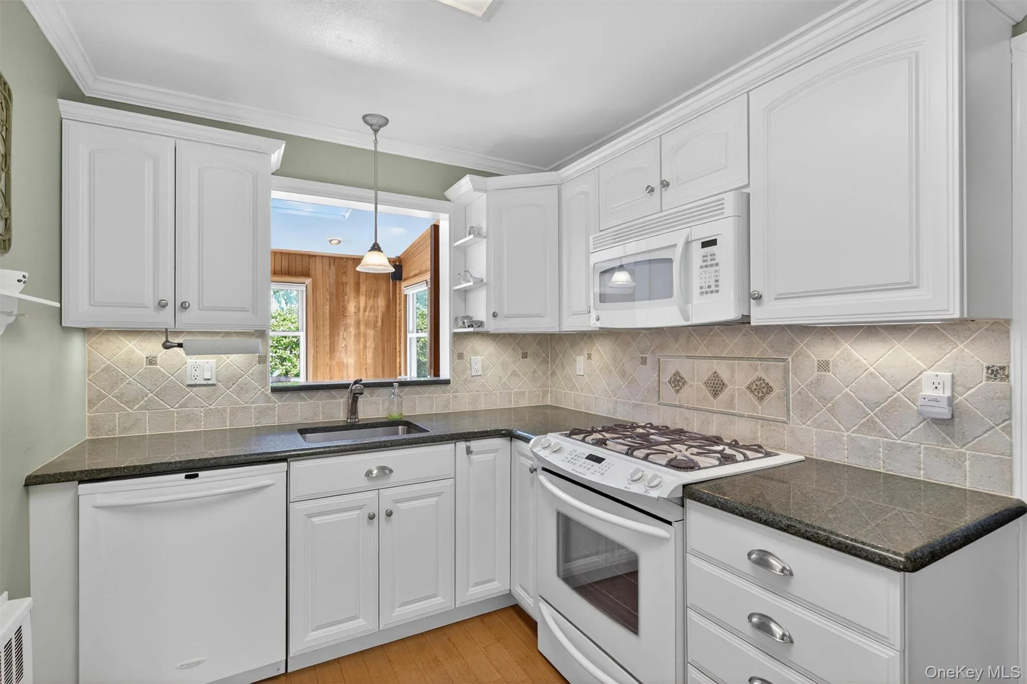 Kitchen with view into family room Kitchen with view into family room