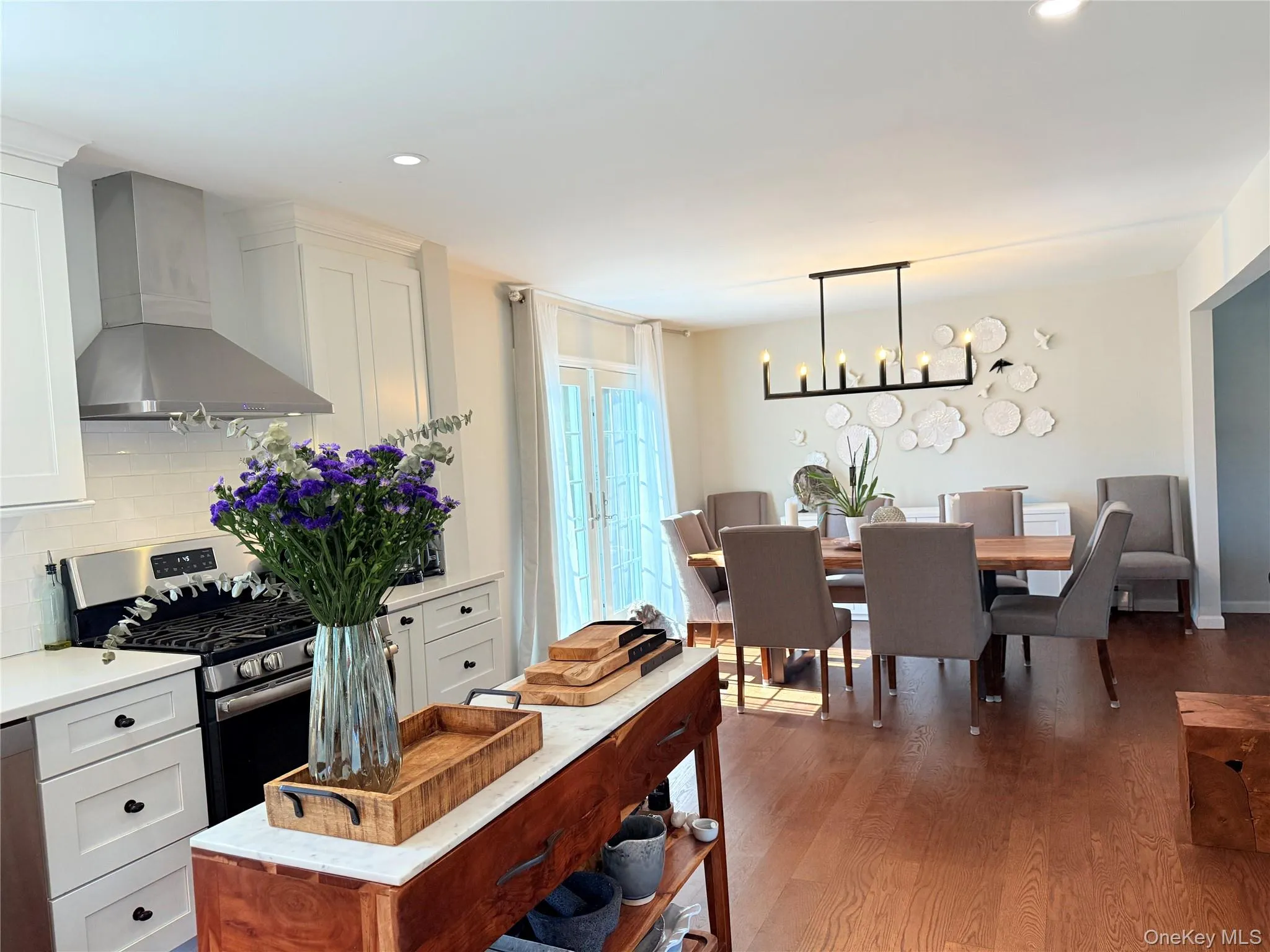 dining- room and kitchen dining- room and kitchen