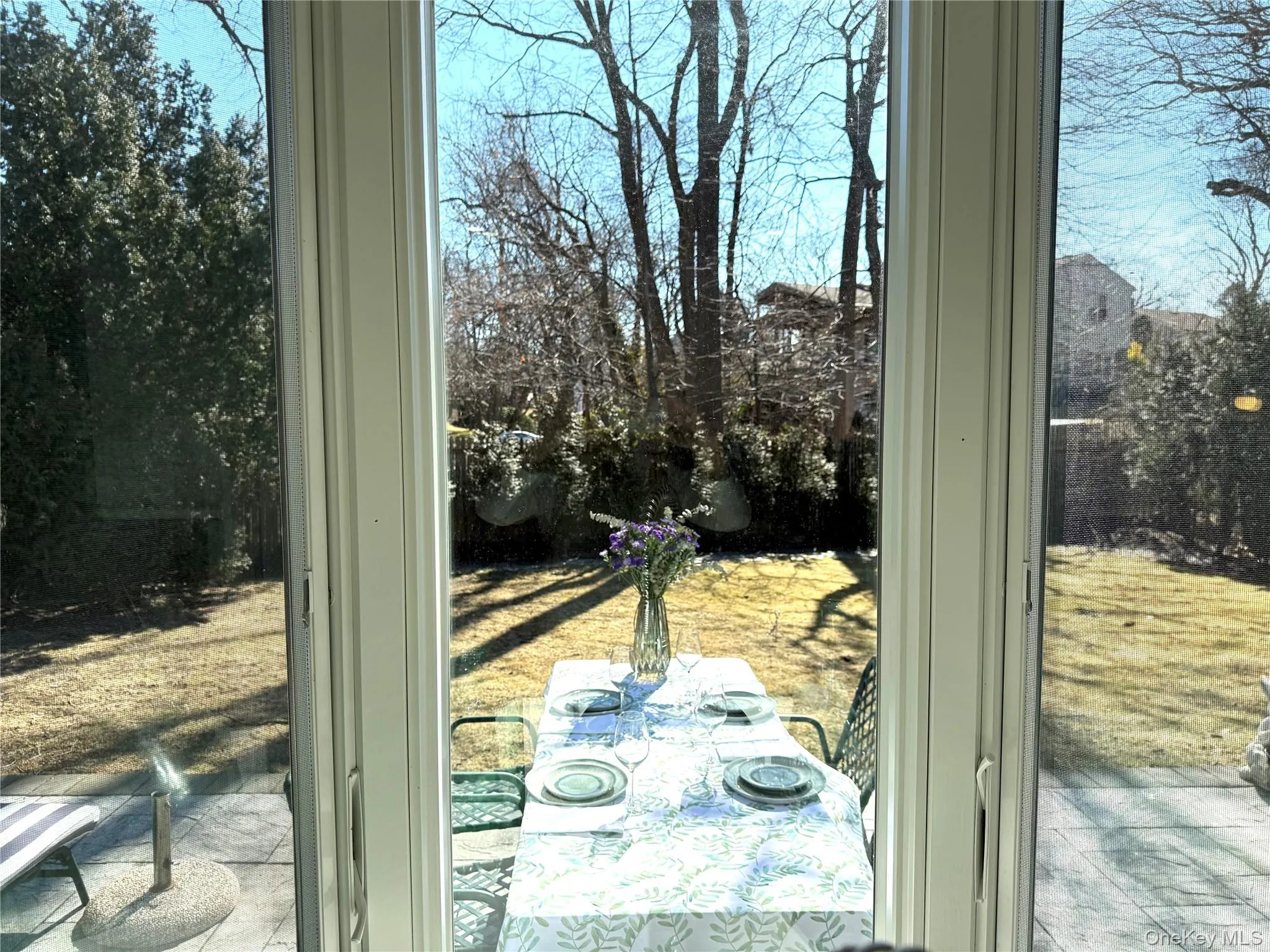 views of the yard! views of the yard!