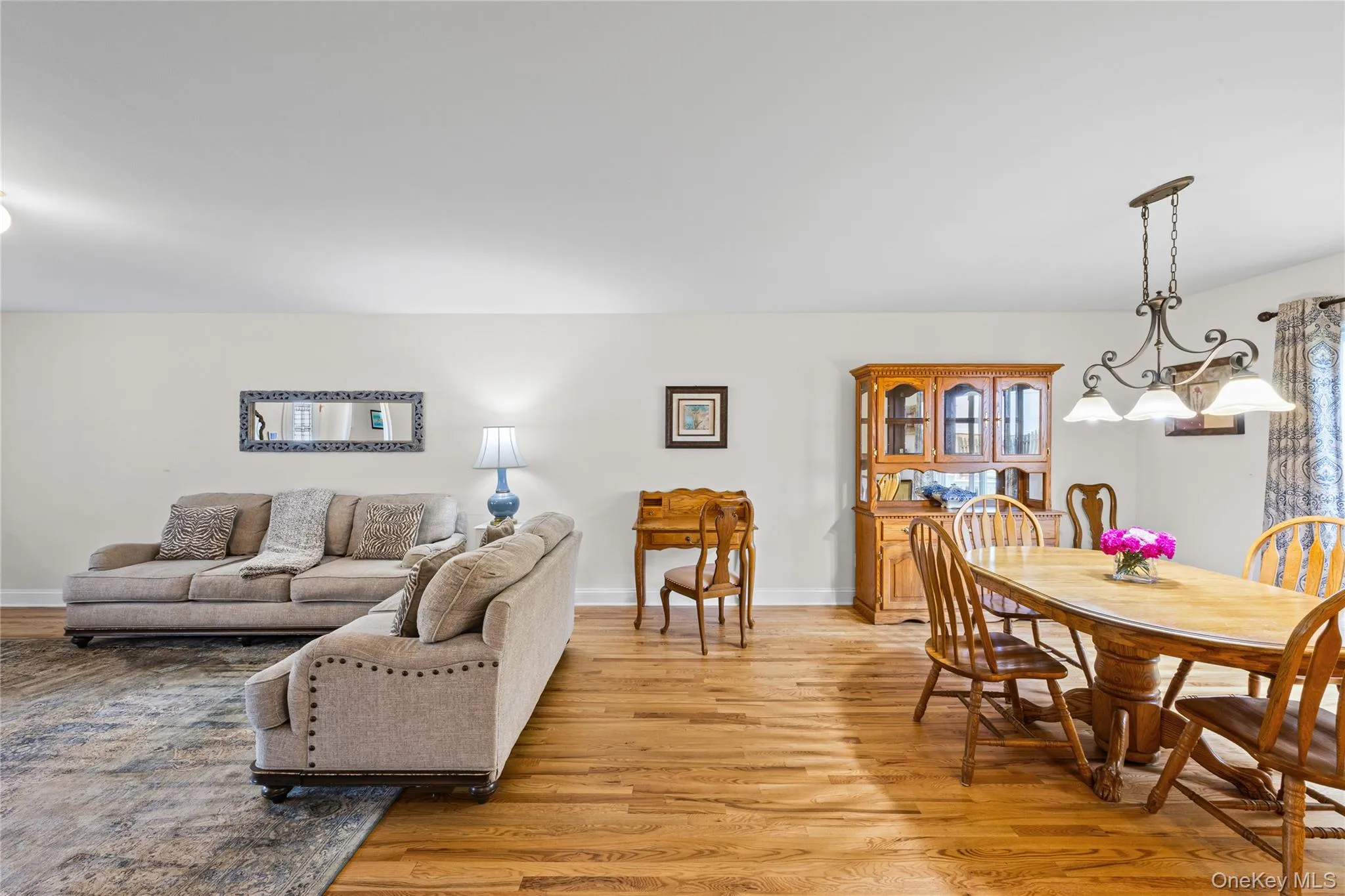 Living Room opens to the Dining Room. Living Room opens to the Dining Room.