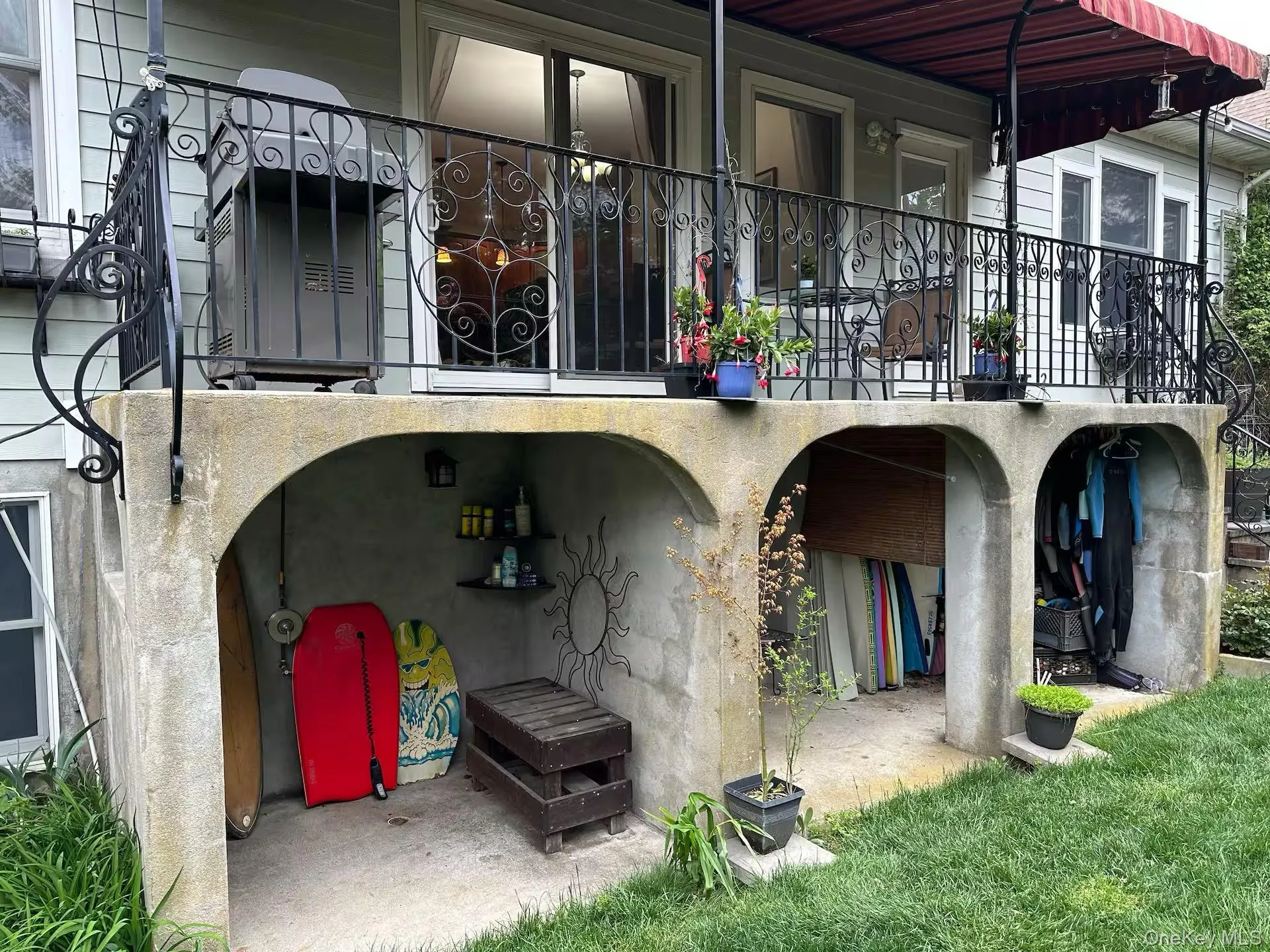 Outdoor Shower and Beach Gear Storage Outdoor Shower and Beach Gear Storage