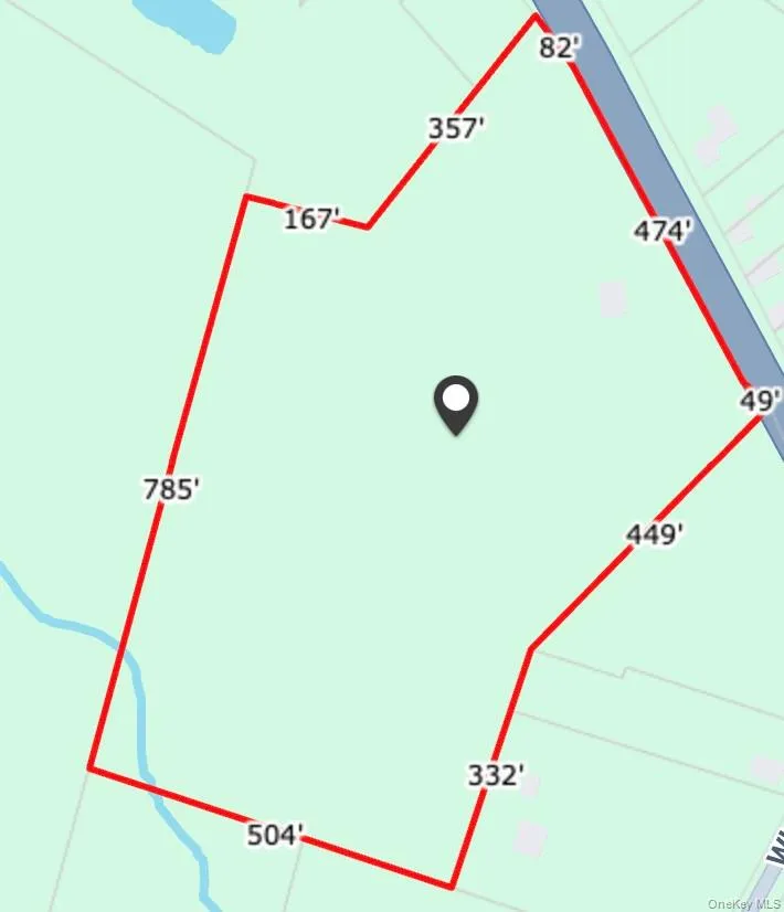 map showing approximate measurements map showing approximate measurements