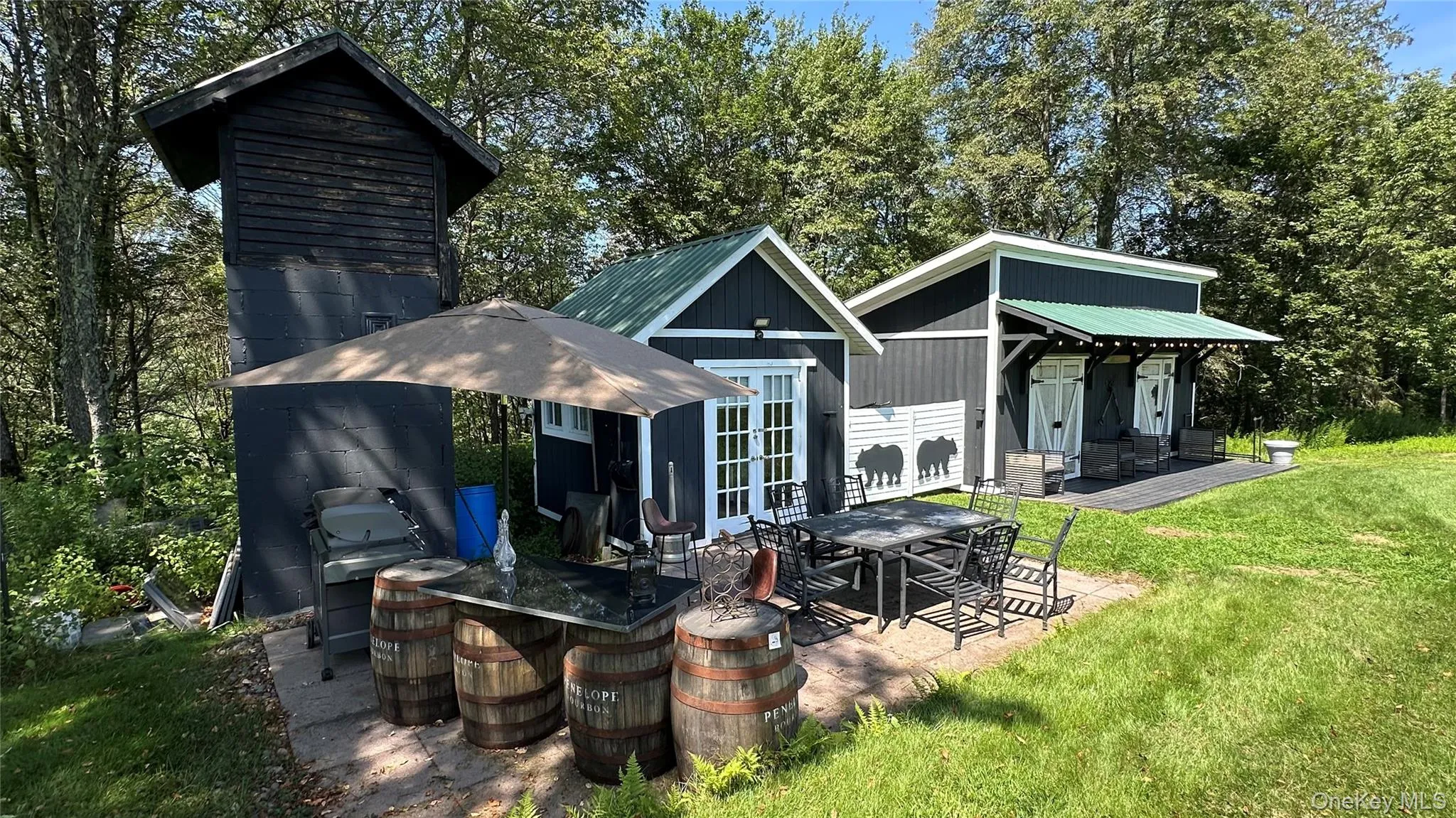 Summer kitchen, smokehouse and "man" cave or "she" shed. Summer kitchen, smokehouse and "man" cave or "she" shed.