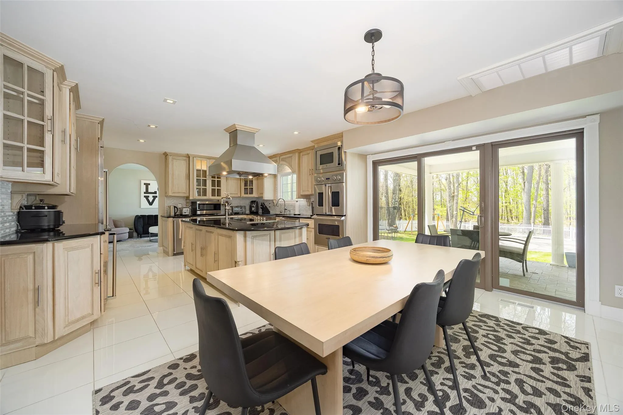 Open kitchen with dining area Open kitchen with dining area
