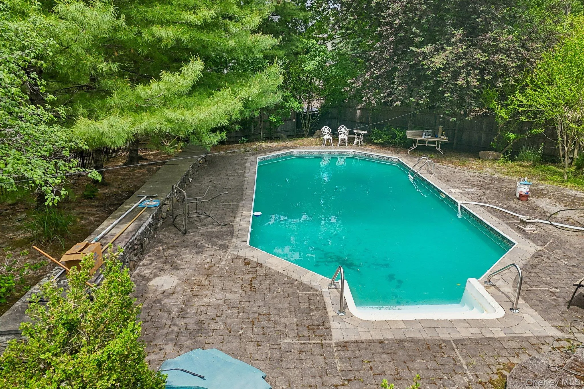 Private backyard area Private backyard area