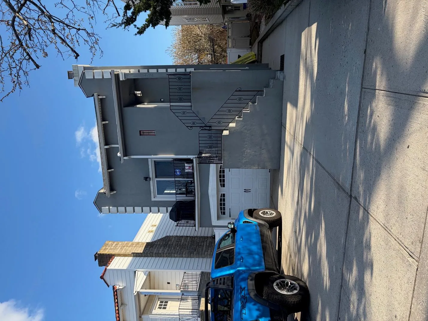 Stucco exterior with decorative trim accents. Parking for 3 cars including garage with keypad entry. Stucco exterior with decorative trim accents. Parking for 3 cars including garage with keypad entry.