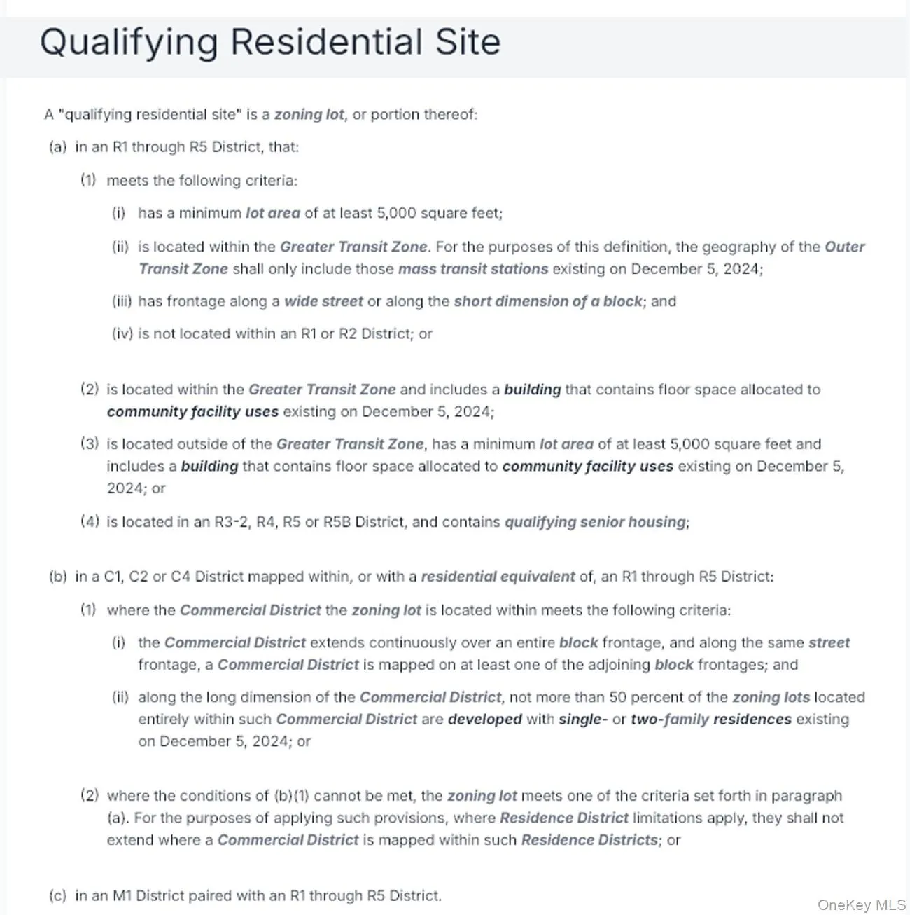 Zoning explanation Zoning explanation
