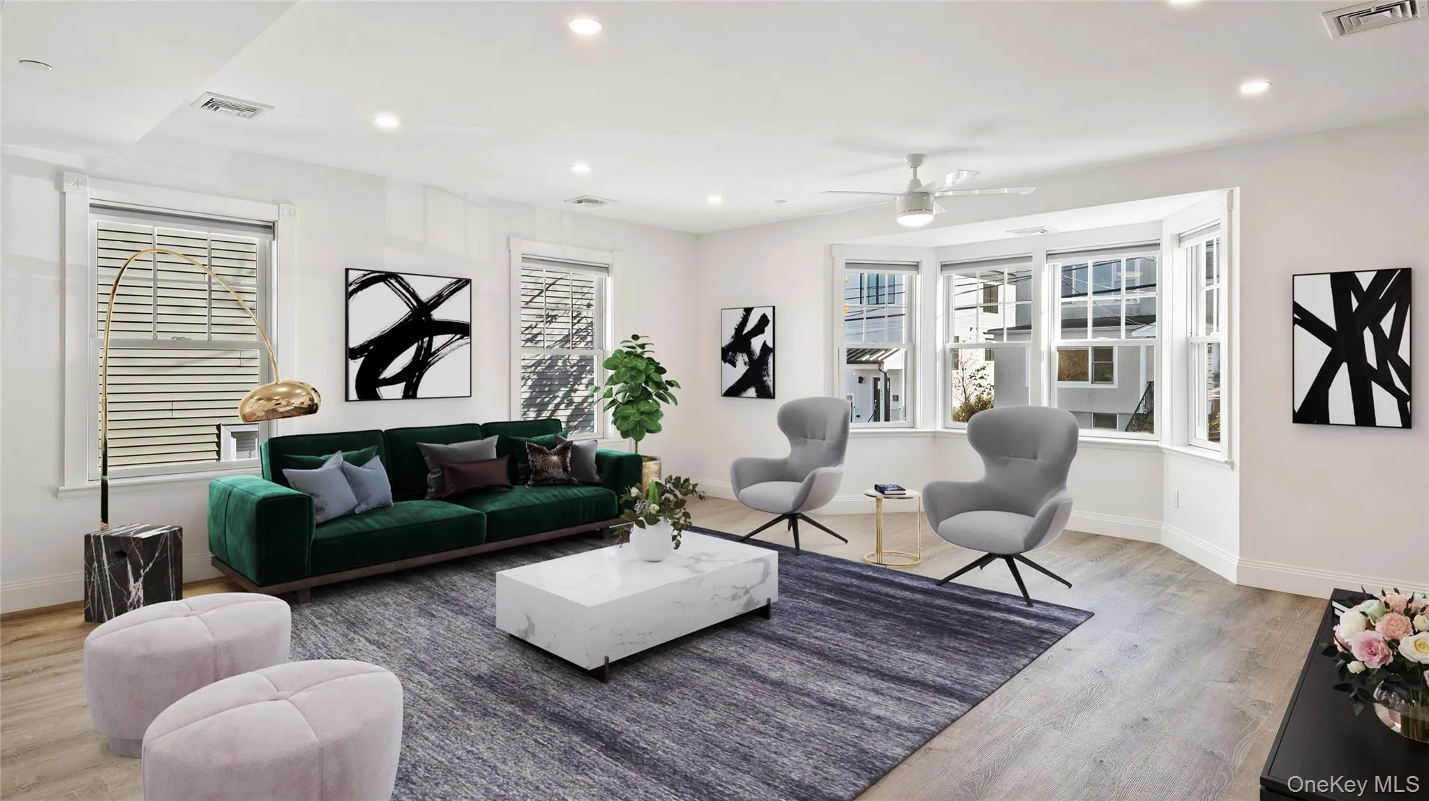 Living room/Dining room - open Concept -Virtual stage Living room/Dining room - open Concept -Virtual stage