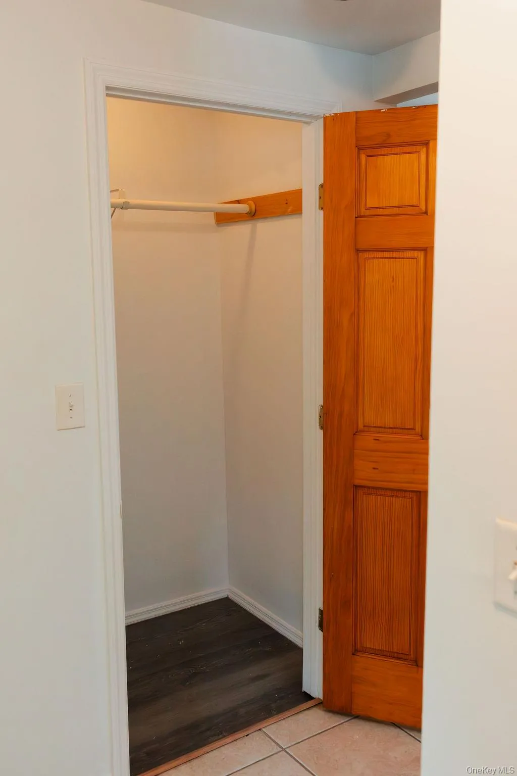 Downstairs closet. Downstairs closet.