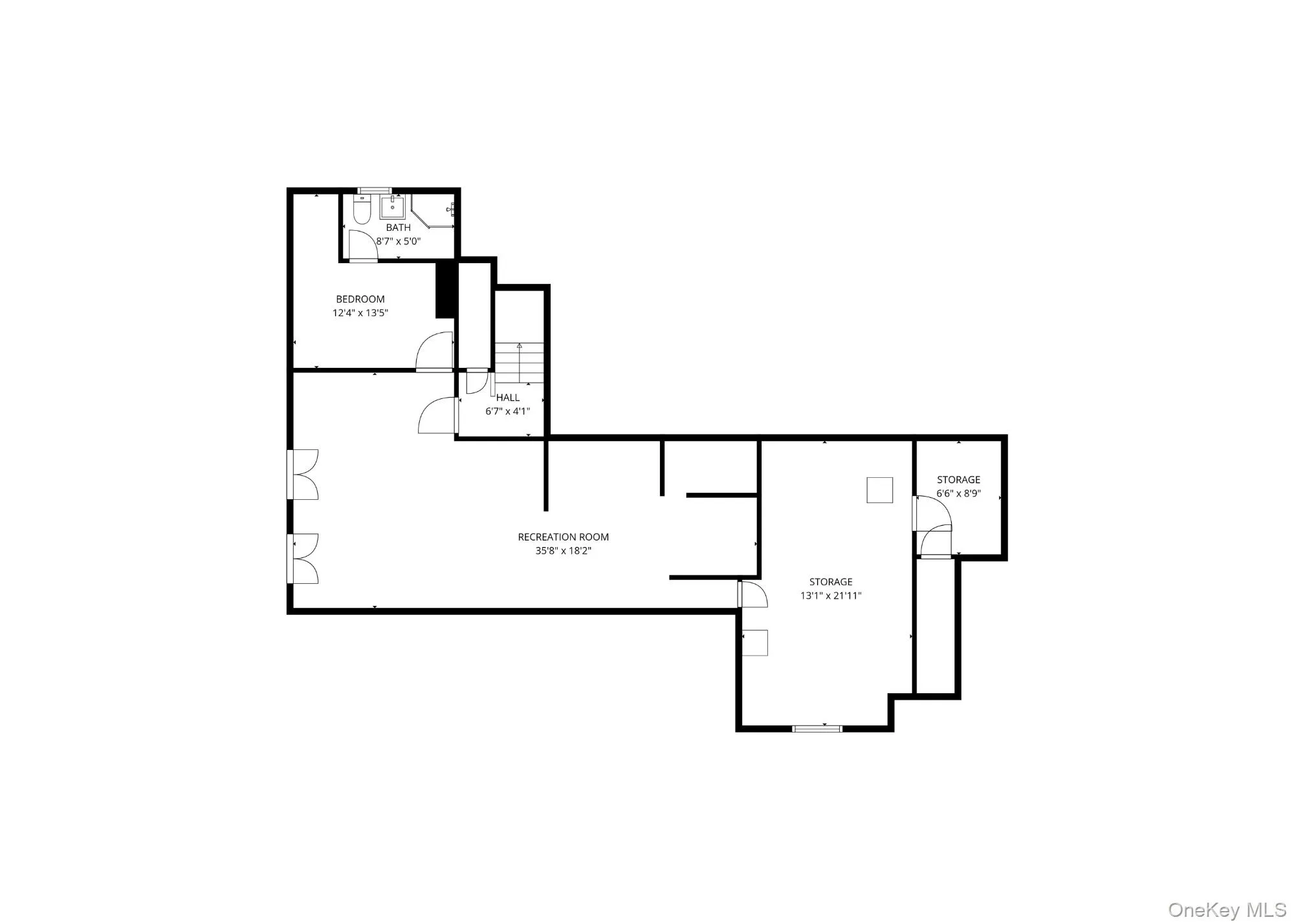 Lower Level floorplan. Lower Level floorplan.