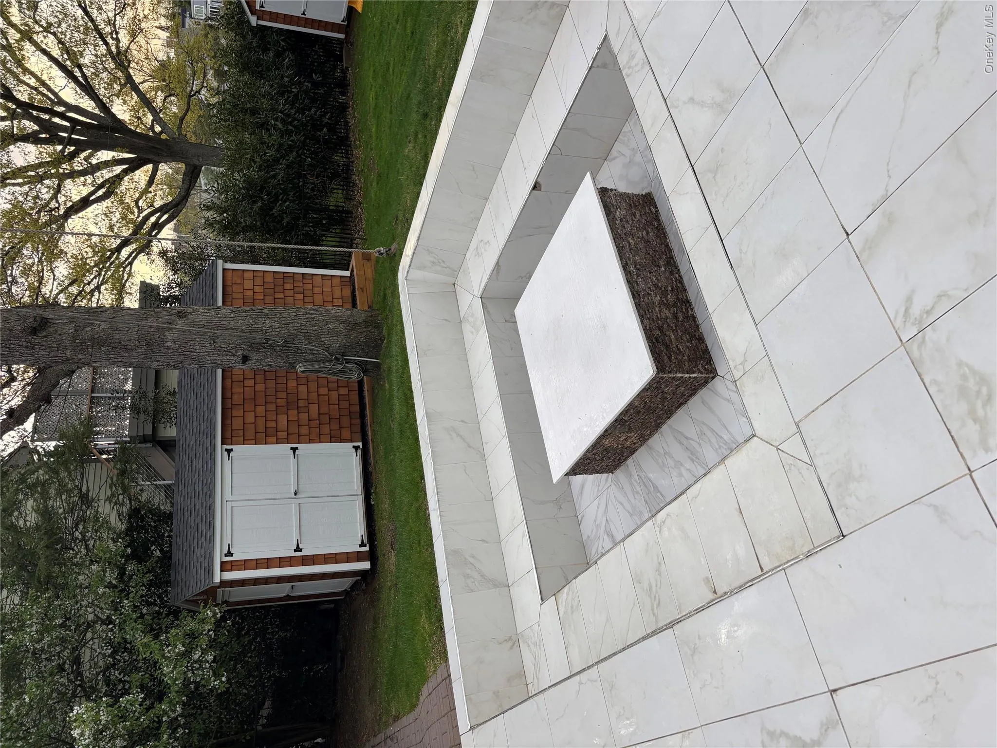 Patio featuring sunken firepit for nights spent outside! Patio featuring sunken firepit for nights spent outside!