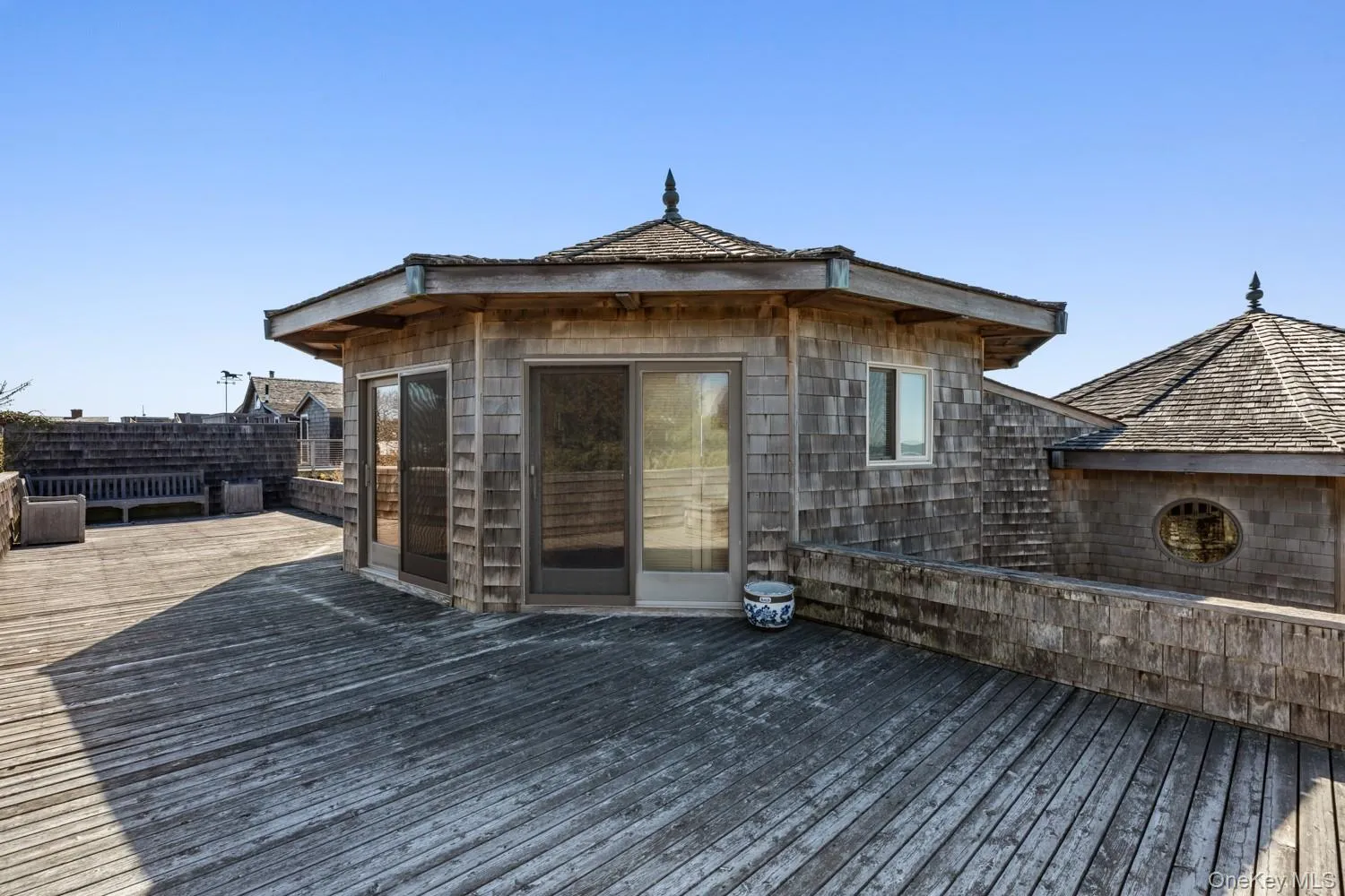 Private second floor deck facing entrance to Primary Bed Private second floor deck facing entrance to Primary Bed