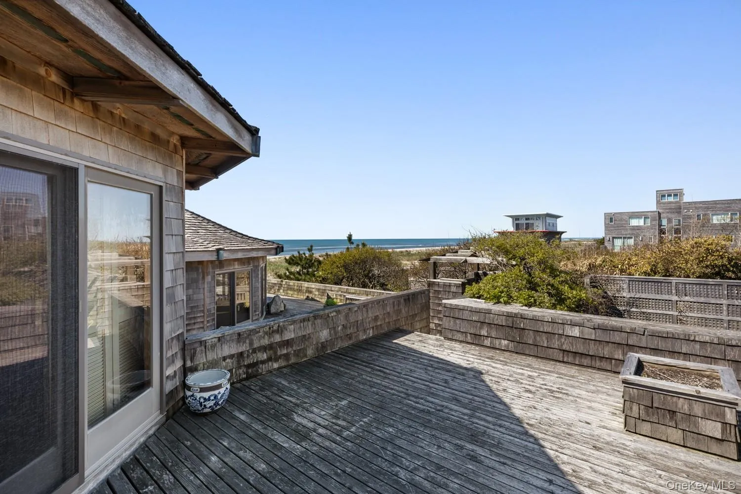 View from Second Floor Deck facing the Ocean View from Second Floor Deck facing the Ocean