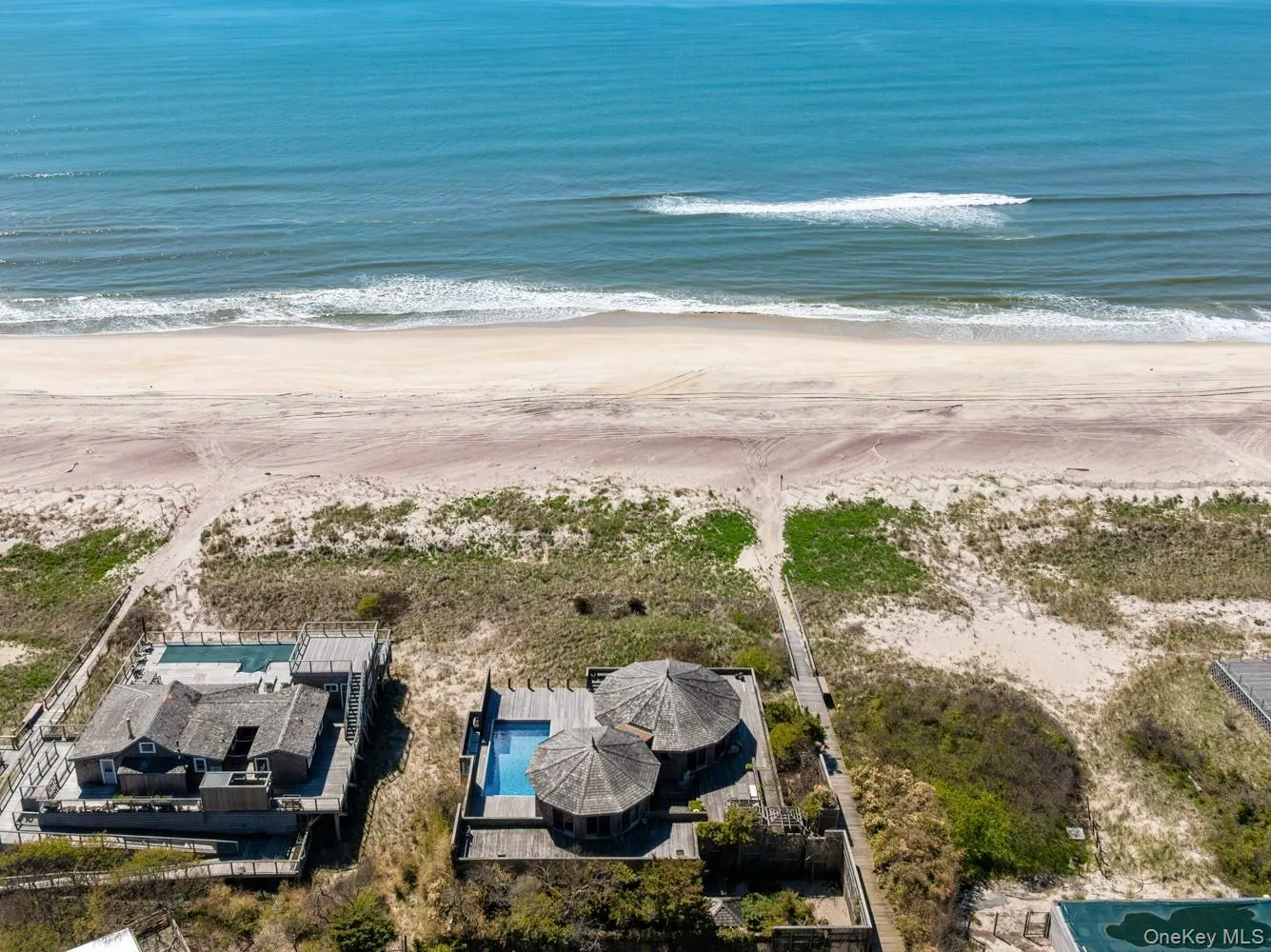 Aerial View of the home with Atlantic Ocean in background Aerial View of the home with Atlantic Ocean in background
