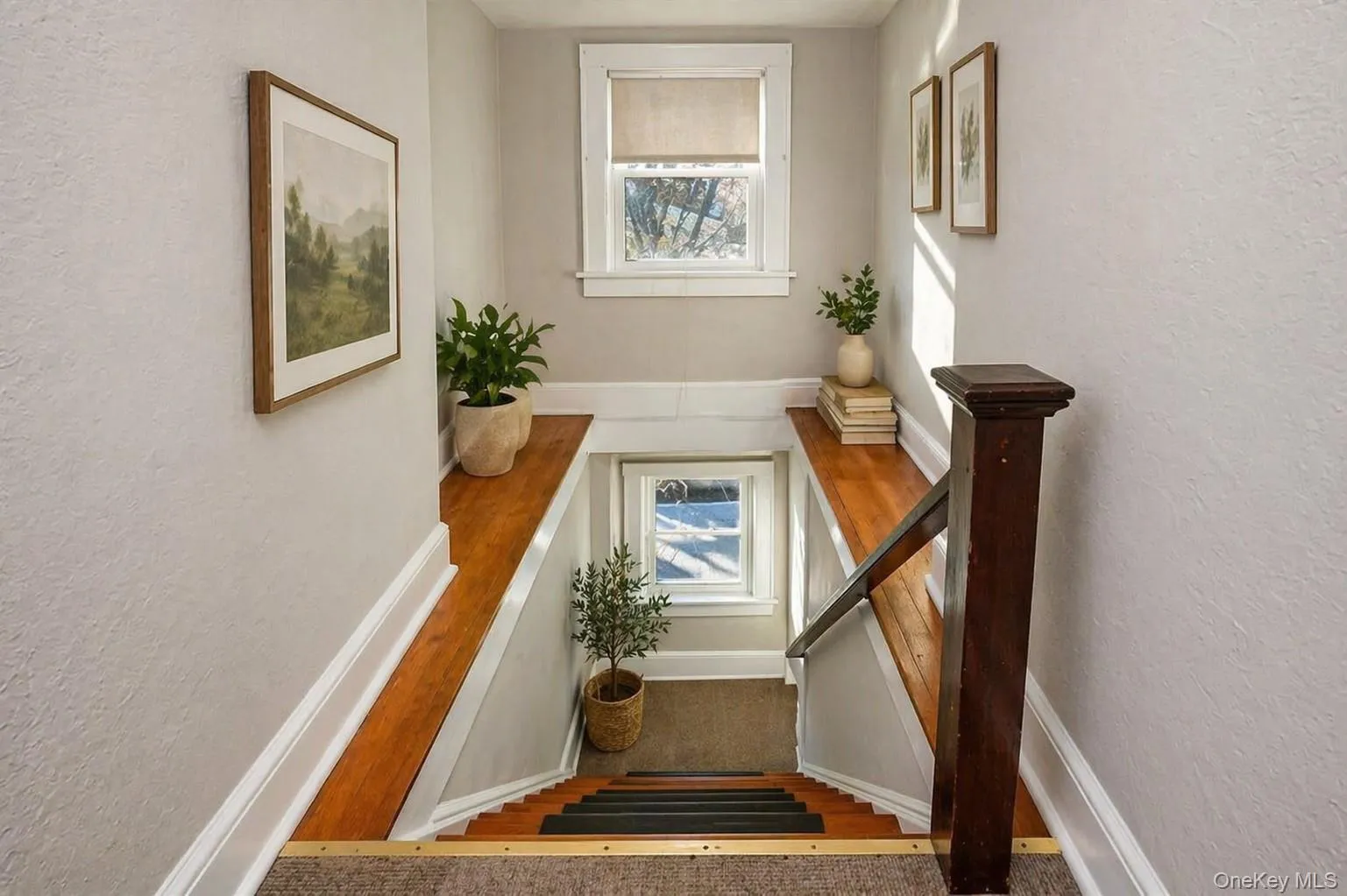 Stairway from Sunroom to Apartment Stairway from Sunroom to Apartment