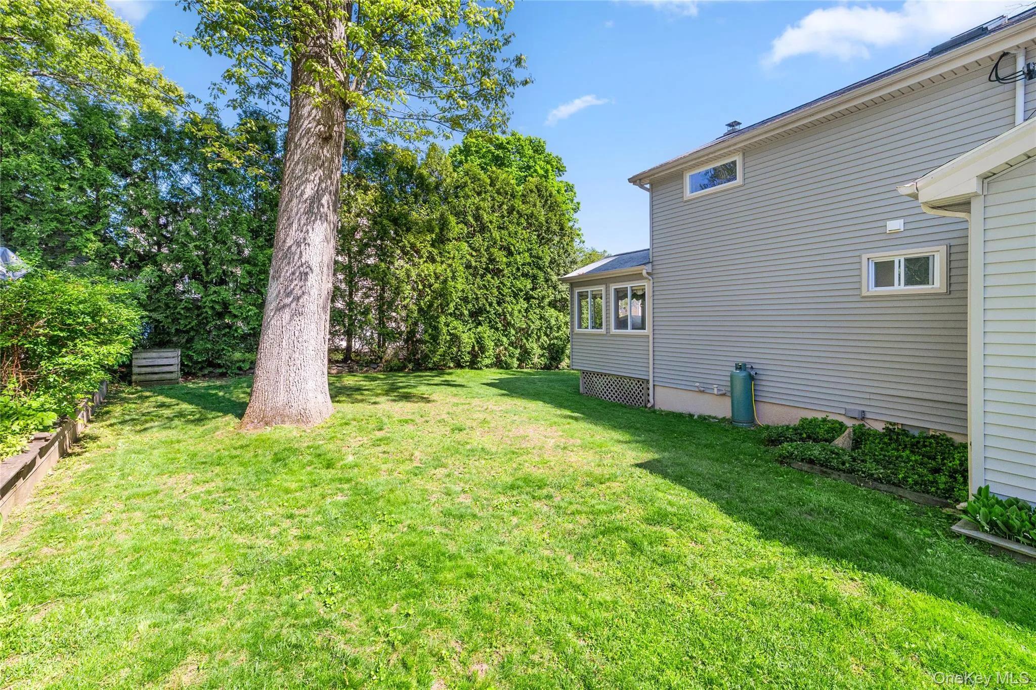 Plenty of green space in the side yard too. Plenty of green space in the side yard too.