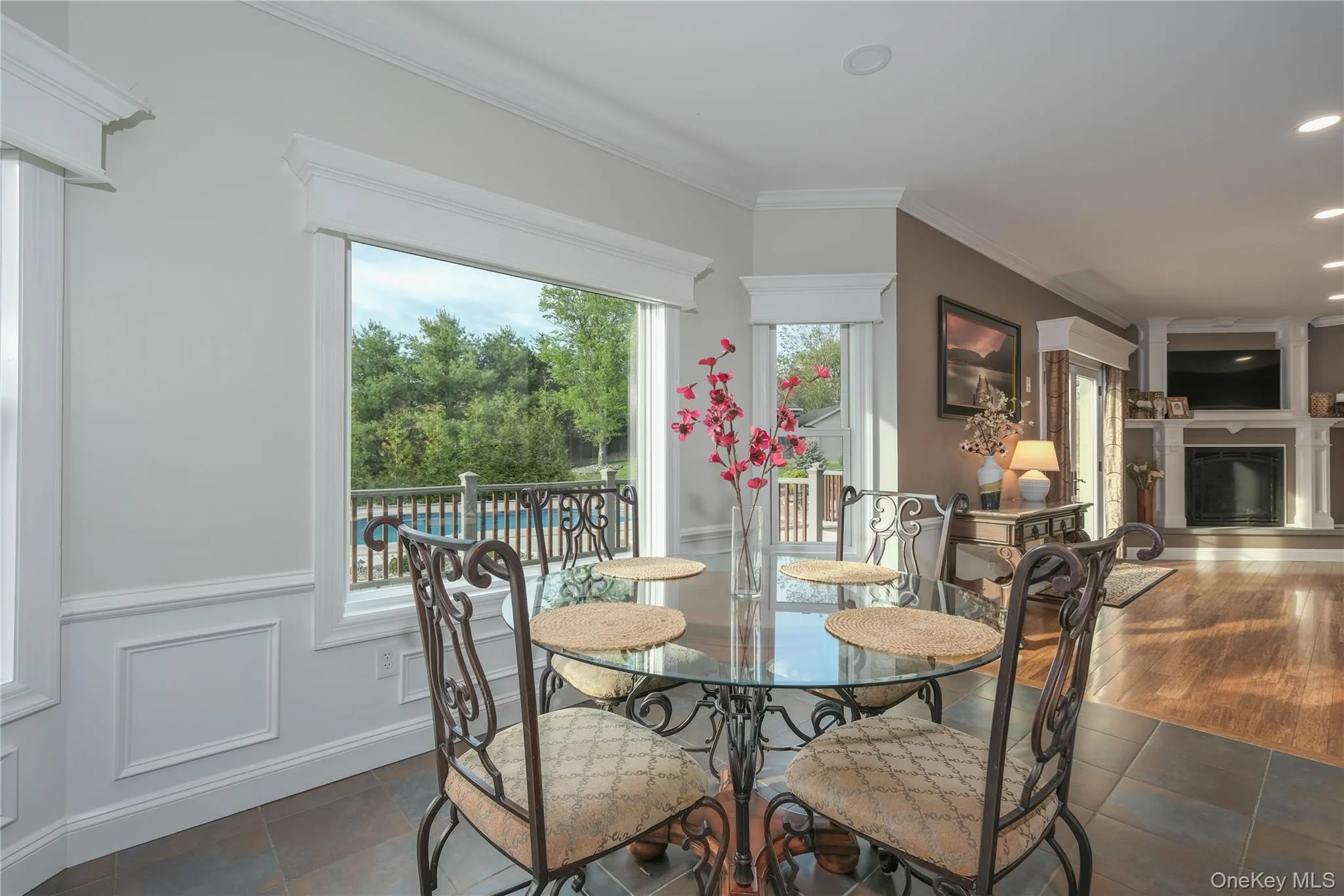 Informal dining area open to kitchen. Informal dining area open to kitchen.