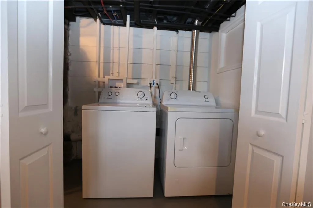 Your very own washer and dryer in the basement along with ample storage space Your very own washer and dryer in the basement along with ample storage space