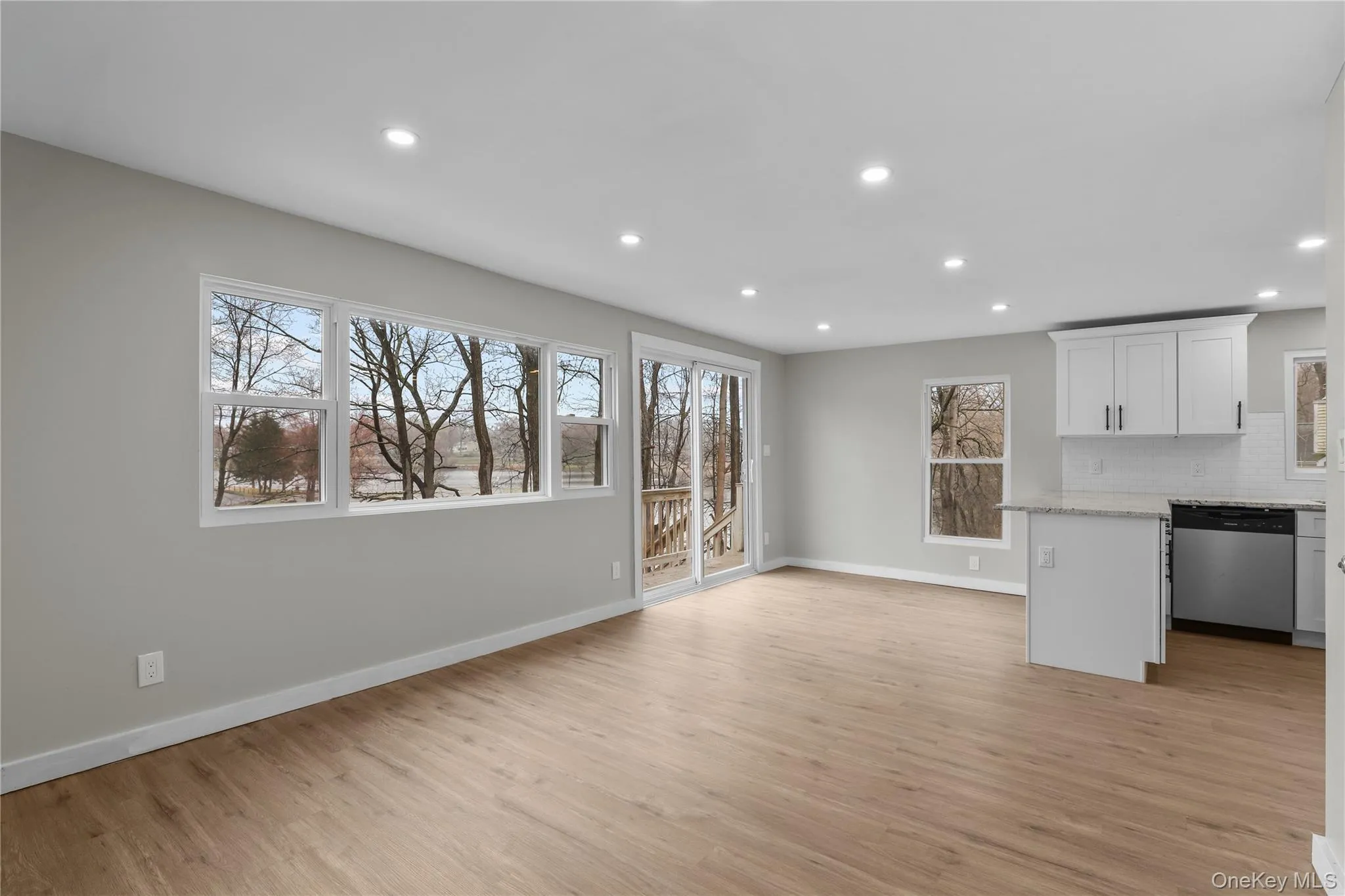 Living room and dining area Living room and dining area