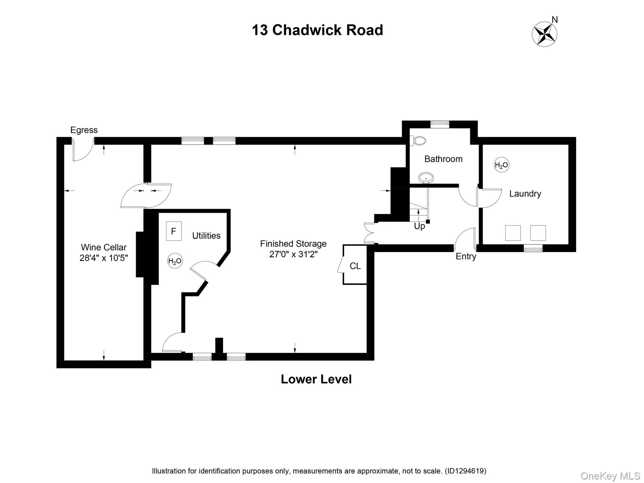 Lower-Level floor plan. Finished storage area is approximately 840 square feet. Lower-Level floor plan. Finished storage area is approximately 840 square feet.