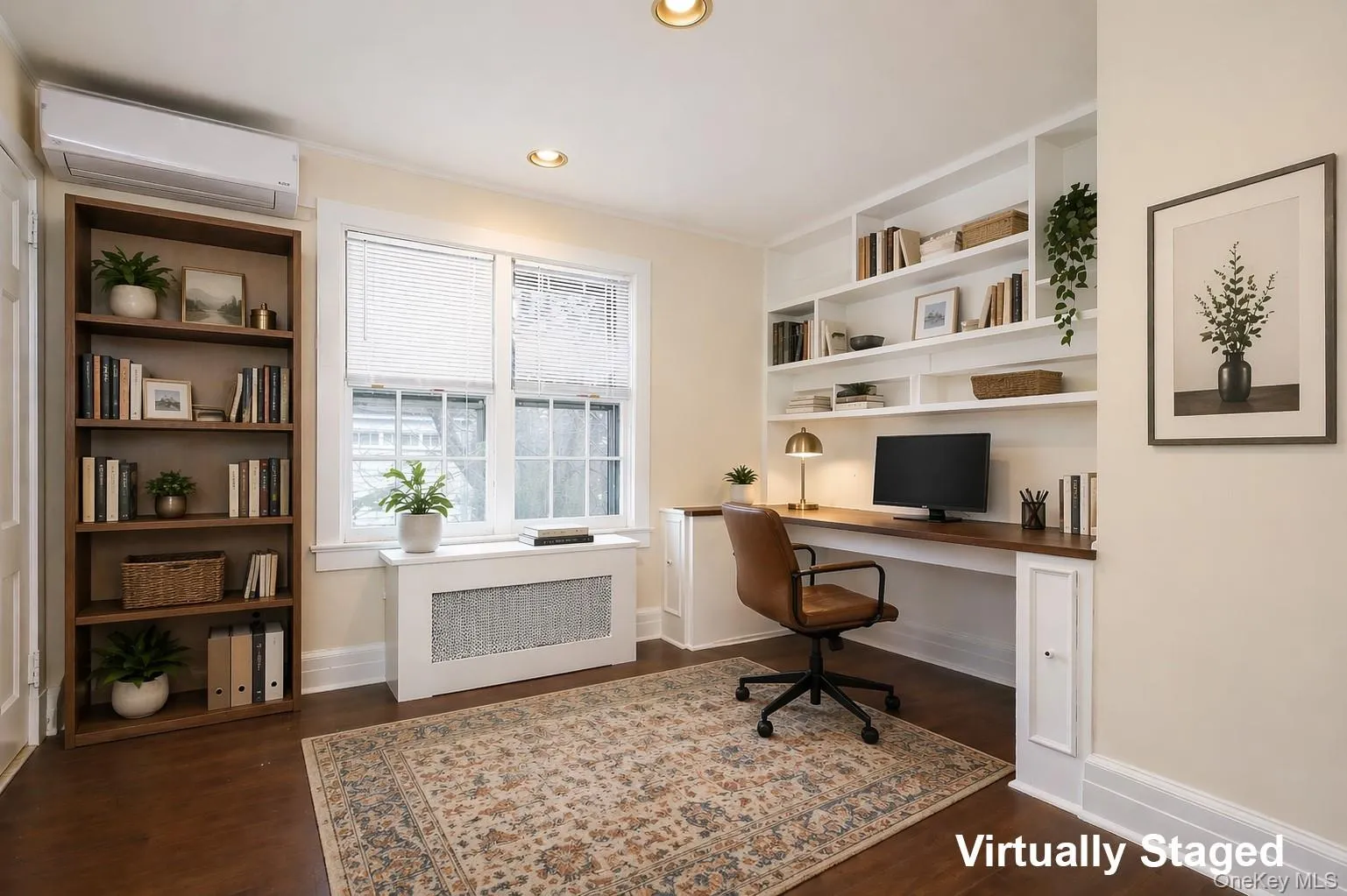 Virtually Staged Home Office Virtually Staged Home Office