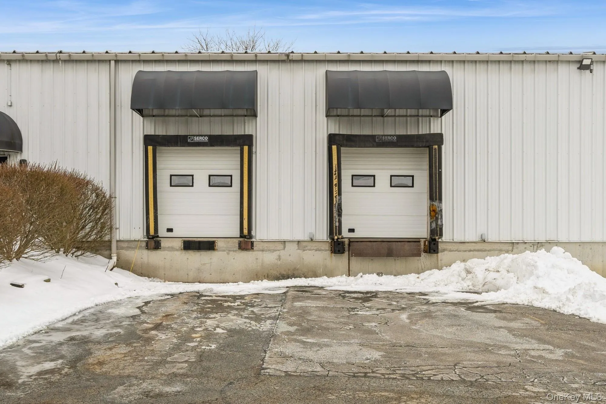 Loading Docks, with dock leveler on right dock. Loading Docks, with dock leveler on right dock.