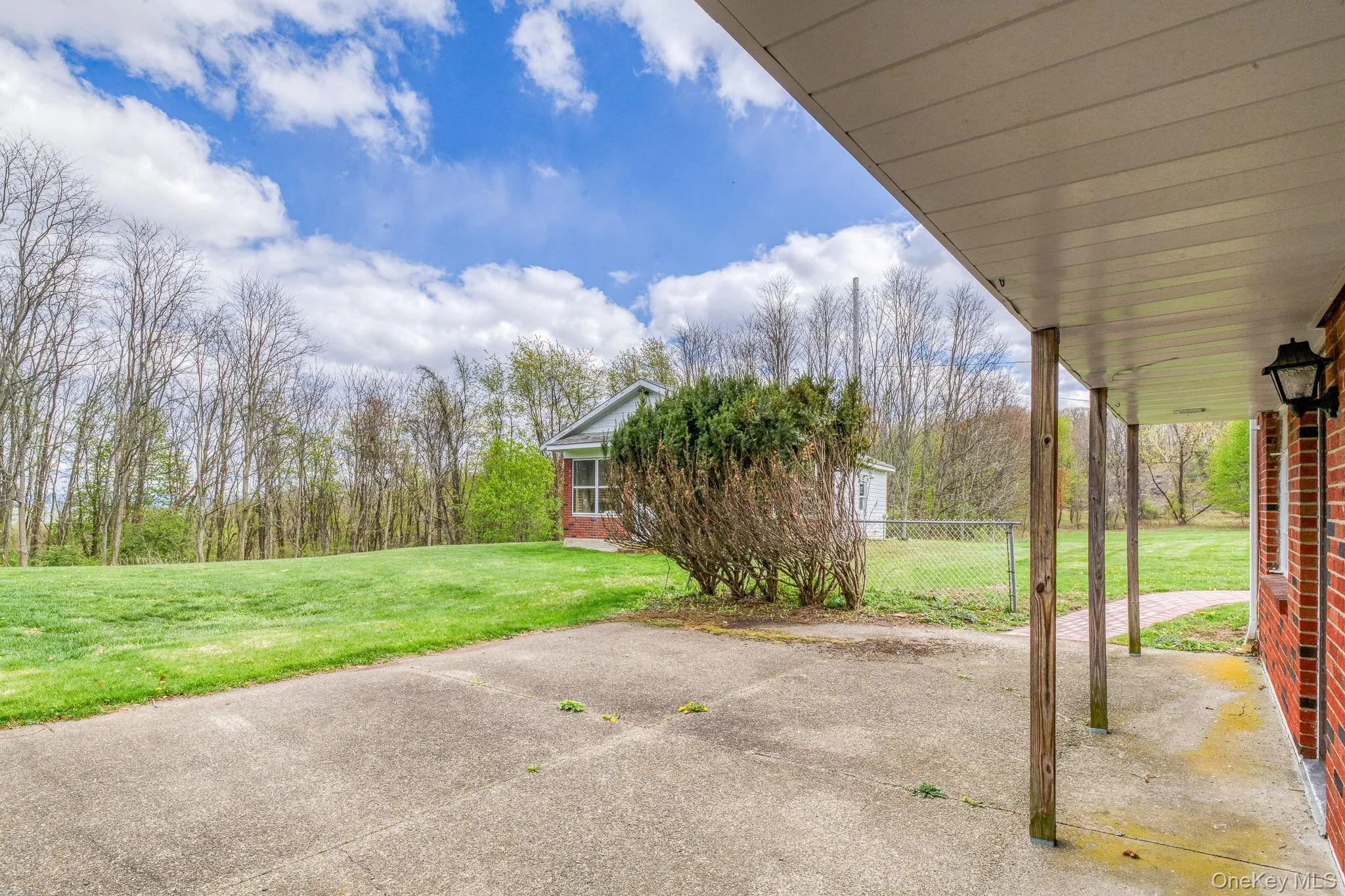 Patio and front entrance to unit Patio and front entrance to unit