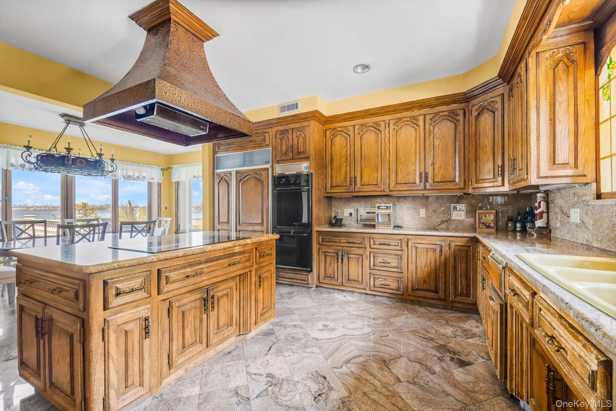 Center Island and Copper Hood Center Island and Copper Hood
