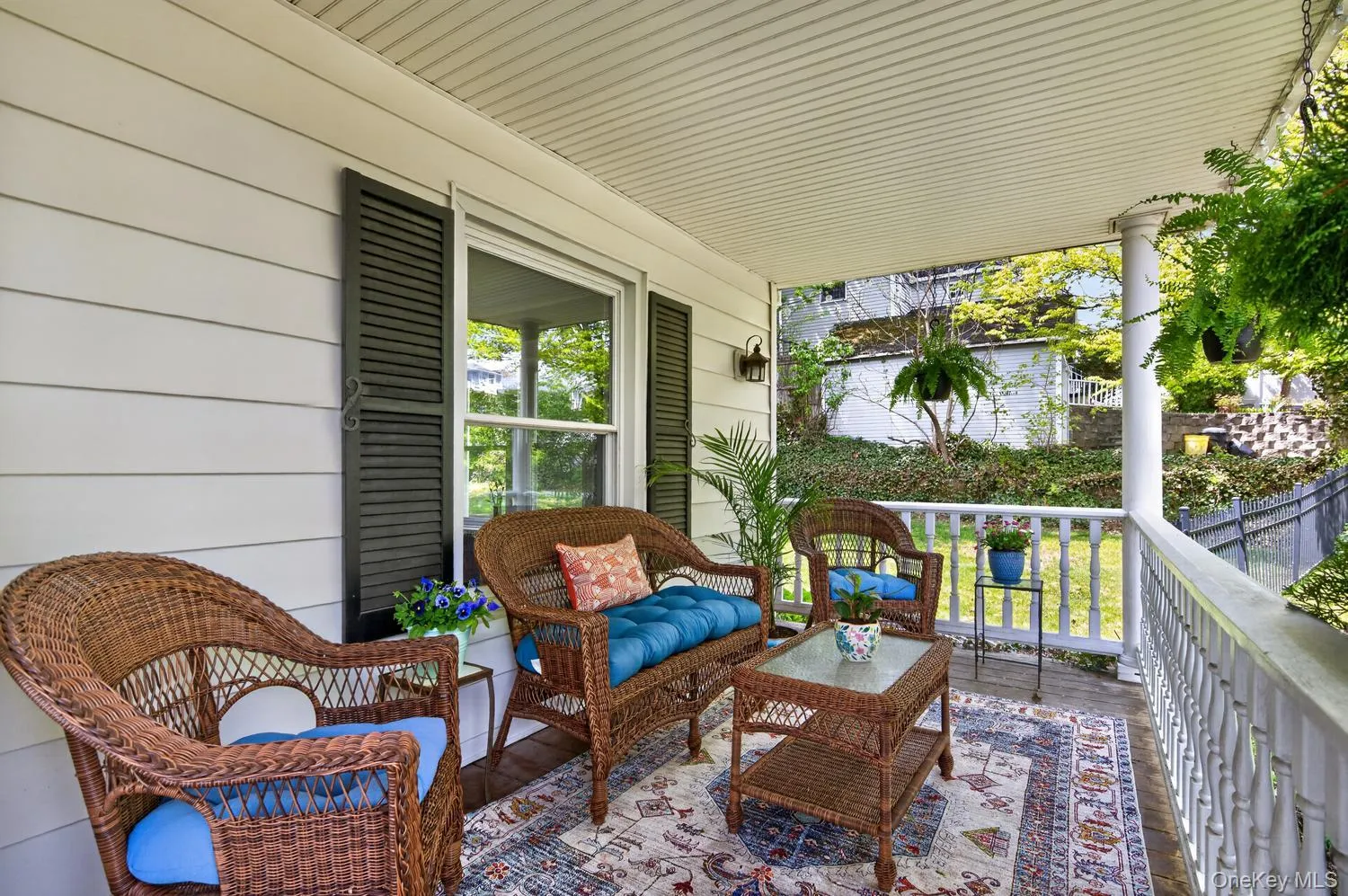 Inviting front porch Inviting front porch