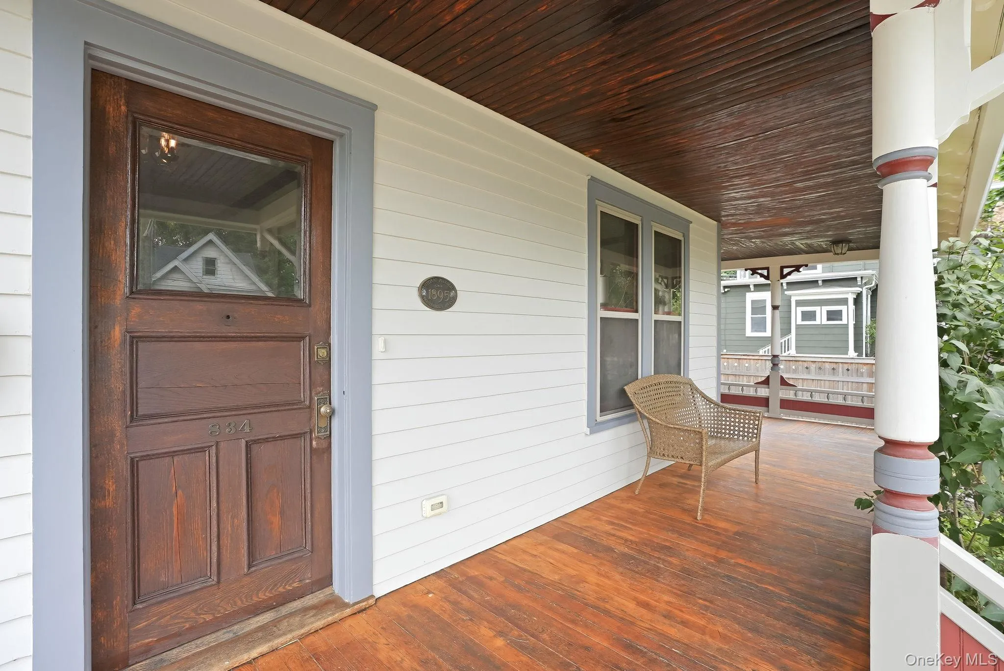 Front door into entry foyer. French doors, stained glass windows, a working gas fireplace...can be yours! Front door into entry foyer. French doors, stained glass windows, a working gas fireplace...can be yours!