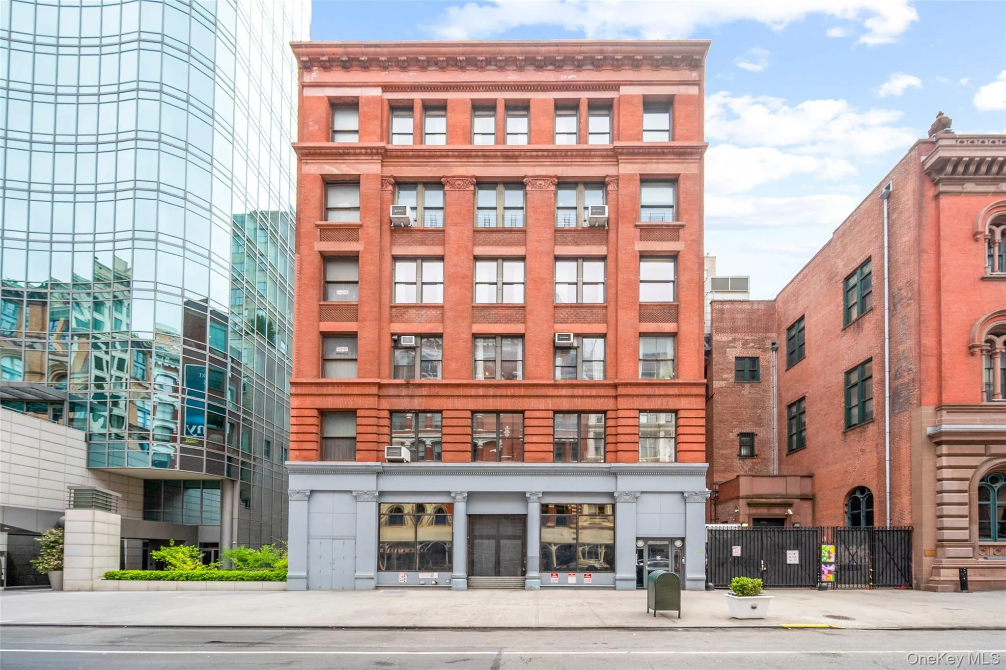 Historic loft building facade Historic loft building facade